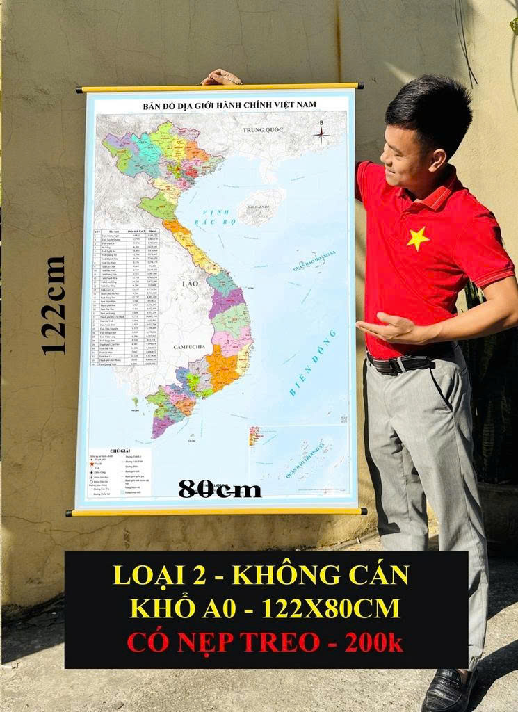Bản đồ Việt Nam nhiều phiên bản đa dạng phong phú nhiều kích cỡ theo nhu cầu
