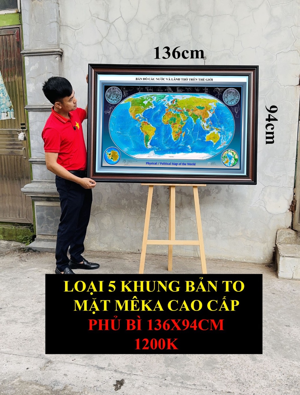 Bản đồ thế giới chi tiết trực quan sinh động