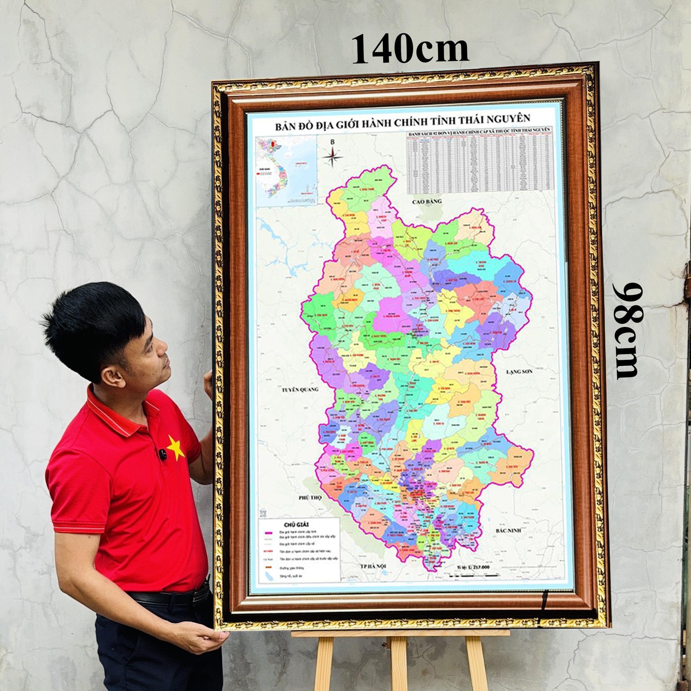 Bản Đồ Thái Nguyên (Thái Nguyên và Bắc Cạn) cập nhật 2026