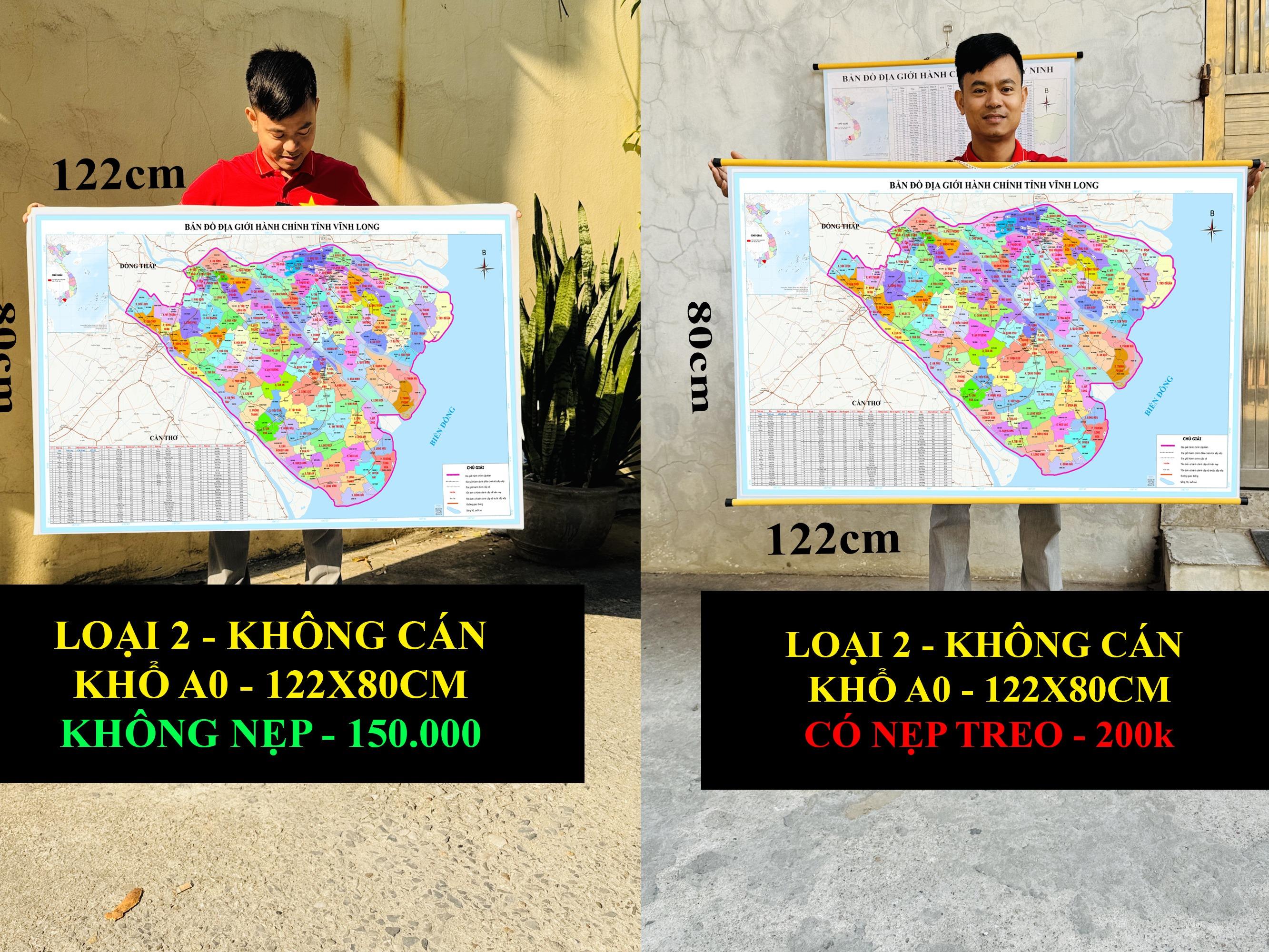 Bản Đồ Vĩnh Long (Bến Tre, Vĩnh Long và Trà Vinh) cập nhật 2026 có cả tên xã phường mới và cũ chi tiết