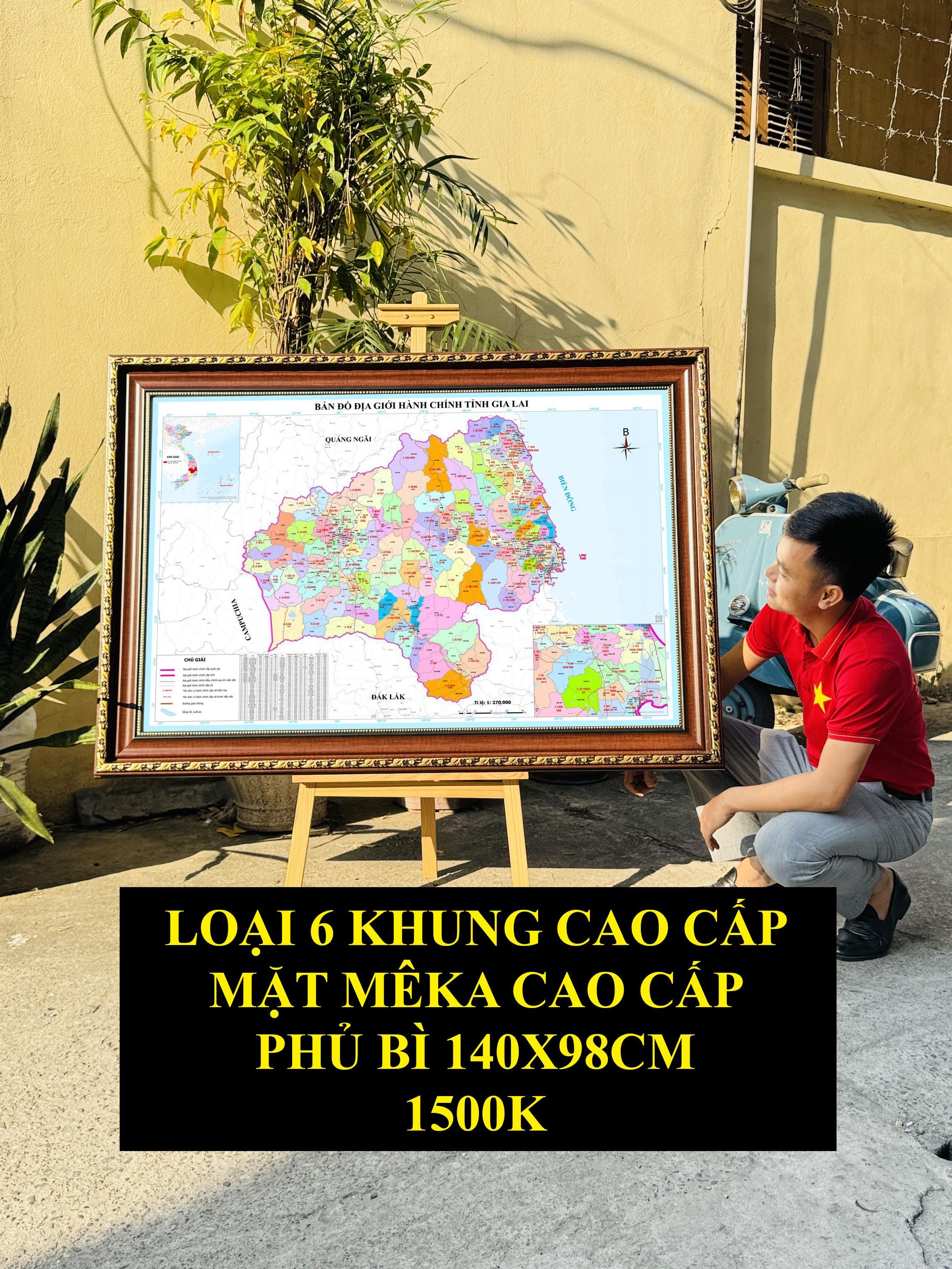 Bản Đồ Gia Lai (Gia Lai và Bình Định) cập nhật 2026