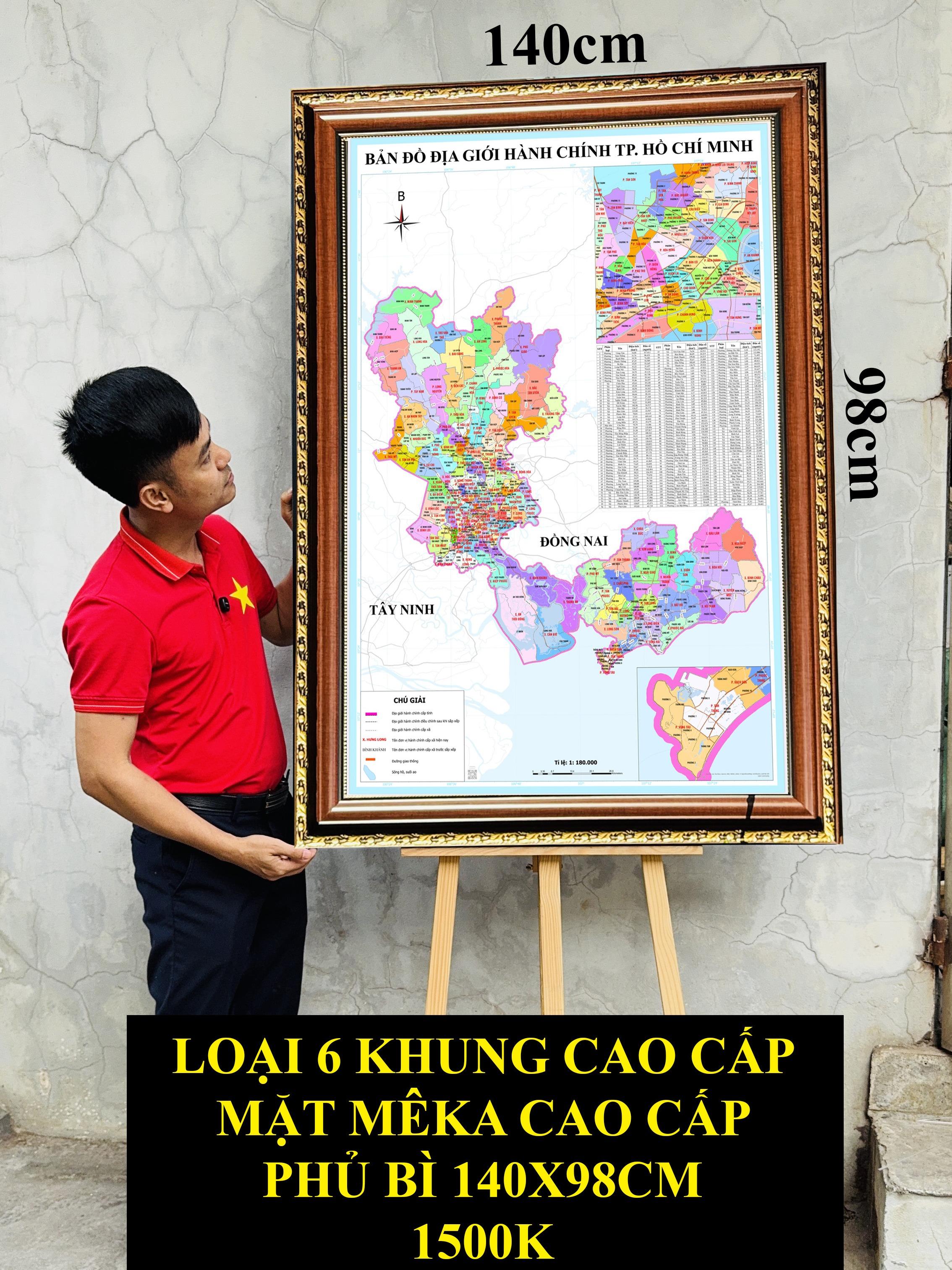 Bản Đồ TP Hồ Chí Minh (Bà Rịa - Vũng Tàu, Bình Dương và TP HCM) cập nhật 2026