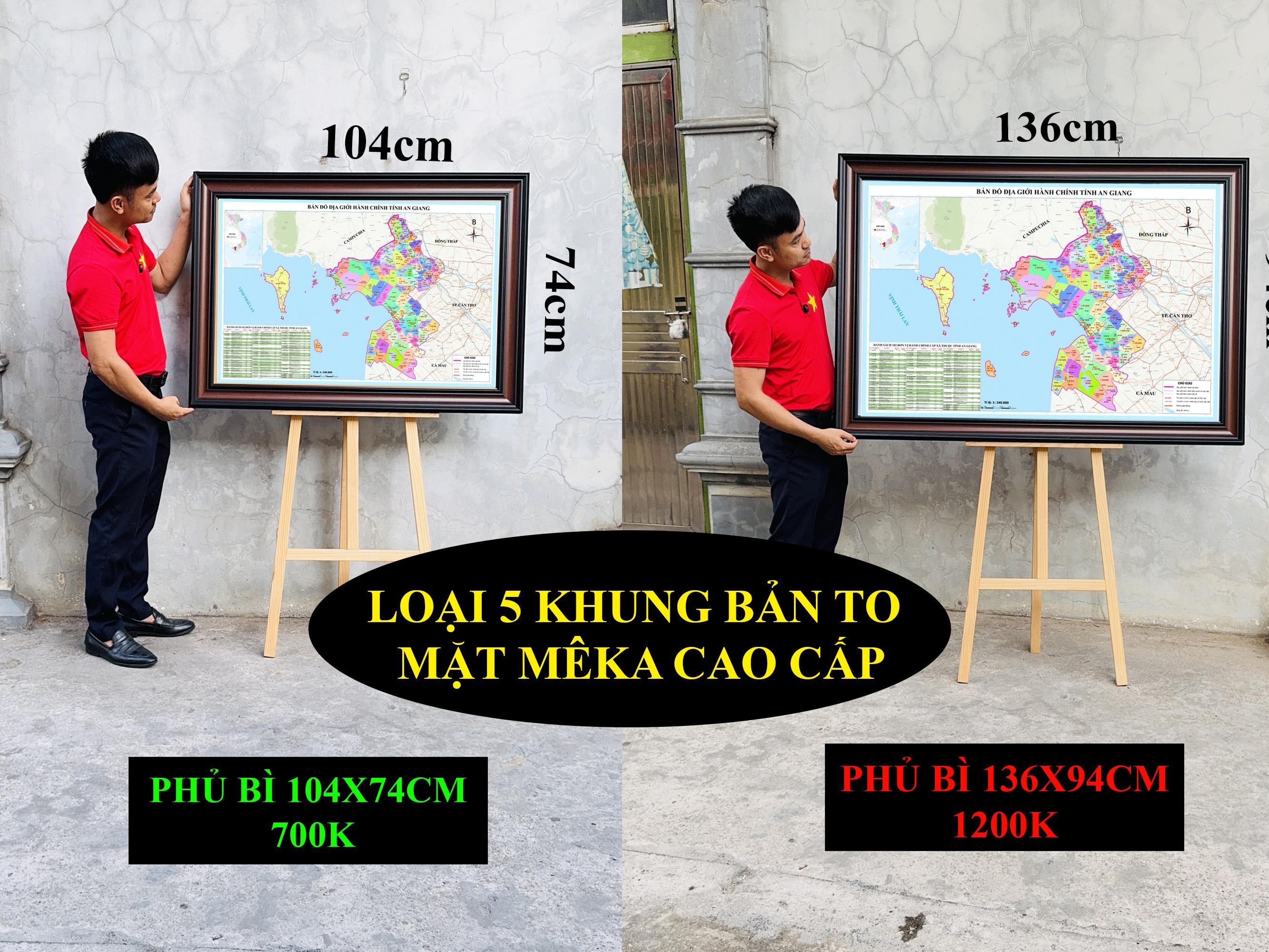 Bản Đồ An Giang (Kiên Giang và An Giang) cập nhật 2026 có cả tên xã phường mới và cũ chi tiết