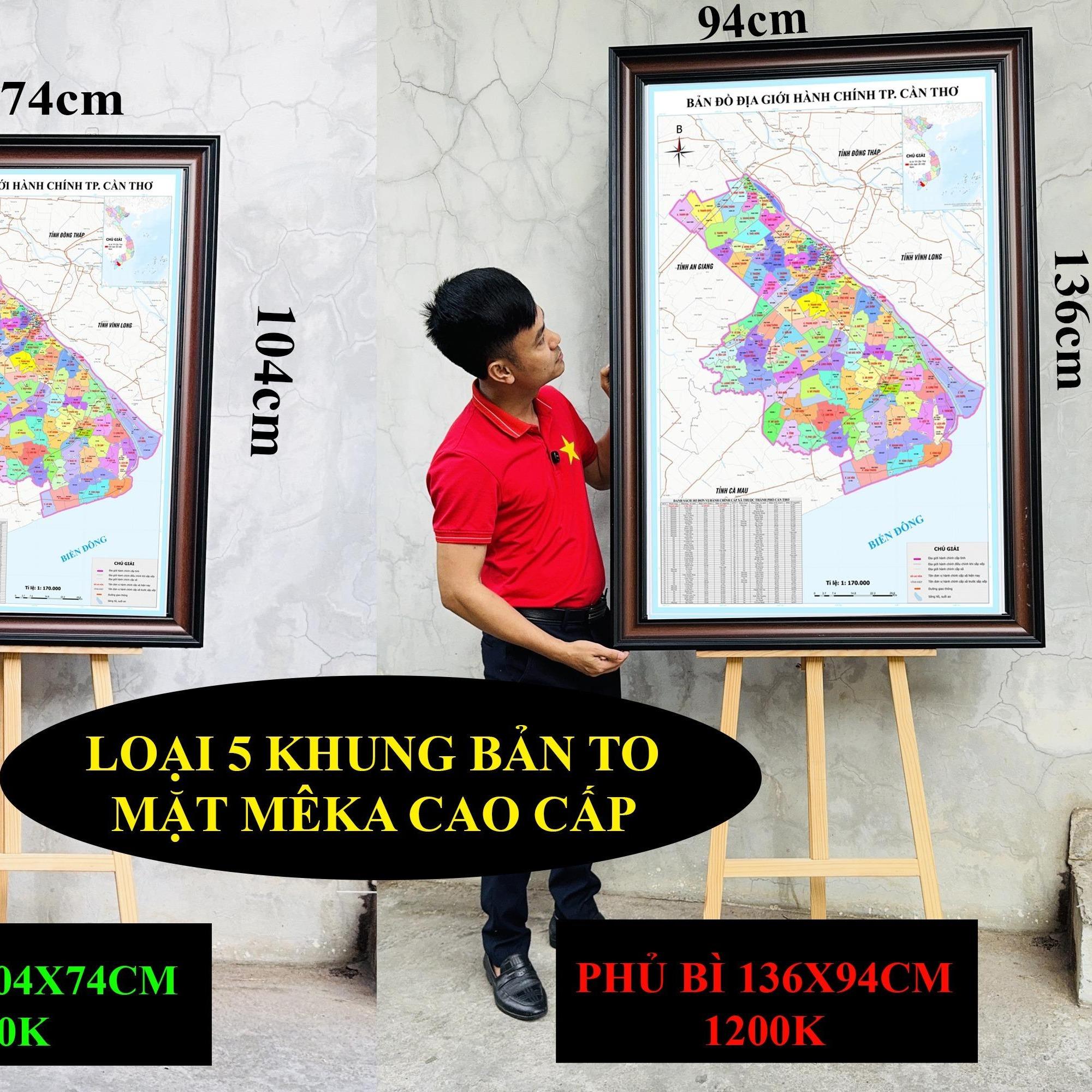 Bản Đồ TP Cần Thơ (Sóc Trăng, Hậu Giang và TP Cần Thơ) cập nhật 2026 có cả tên xã phường mới và cũ chi tiết
