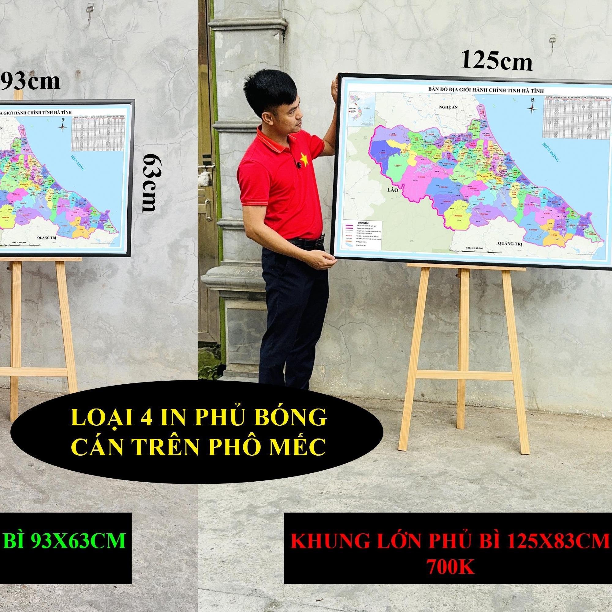 Bản Đồ Hà Tĩnh cập nhật 2026 đủ tên xã phường cũ và mới chi tiết