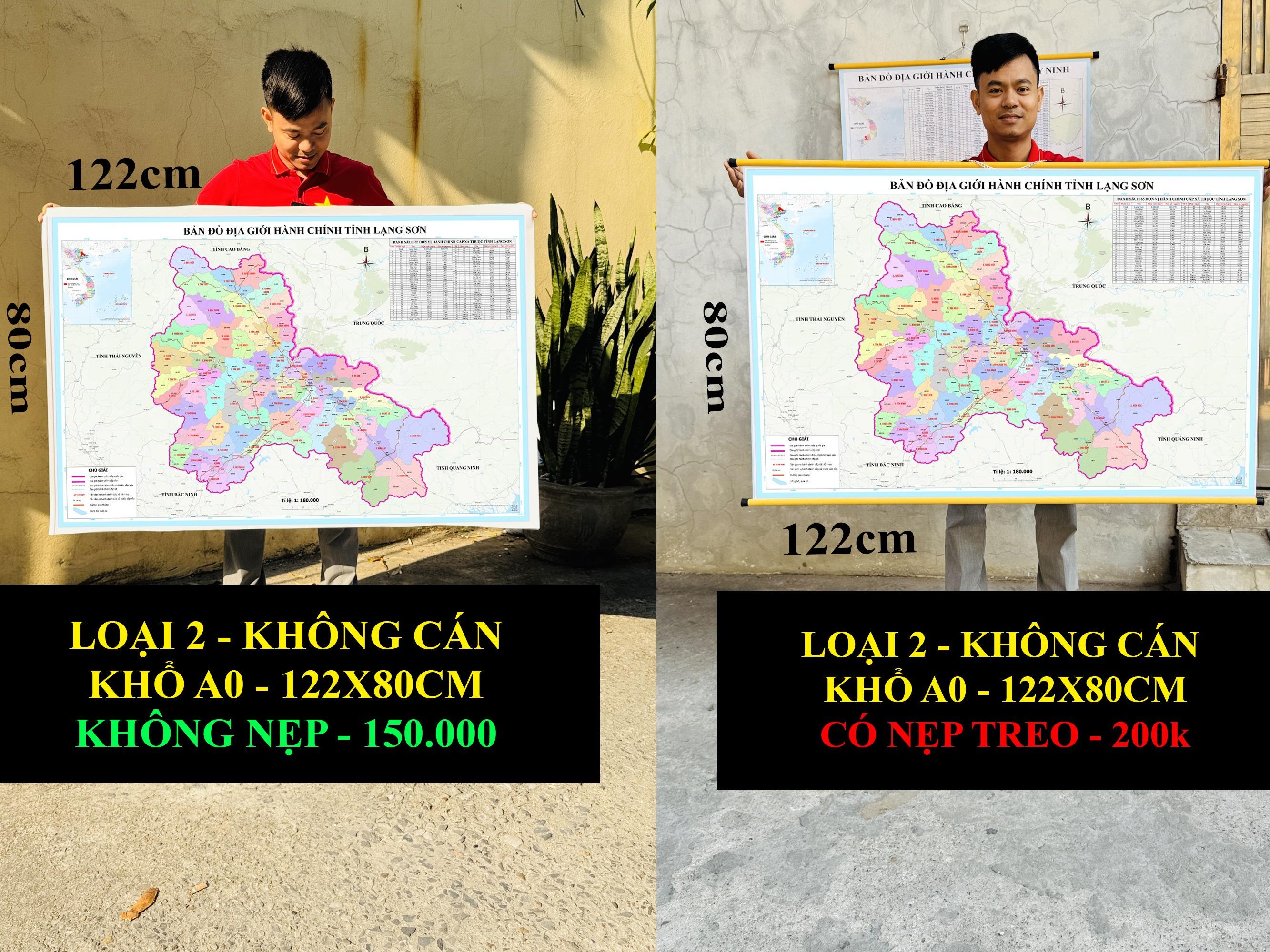 Bản Đồ Lạng Sơn cập nhật 2026 có cả tên xã phường mới và cũ chi tiết