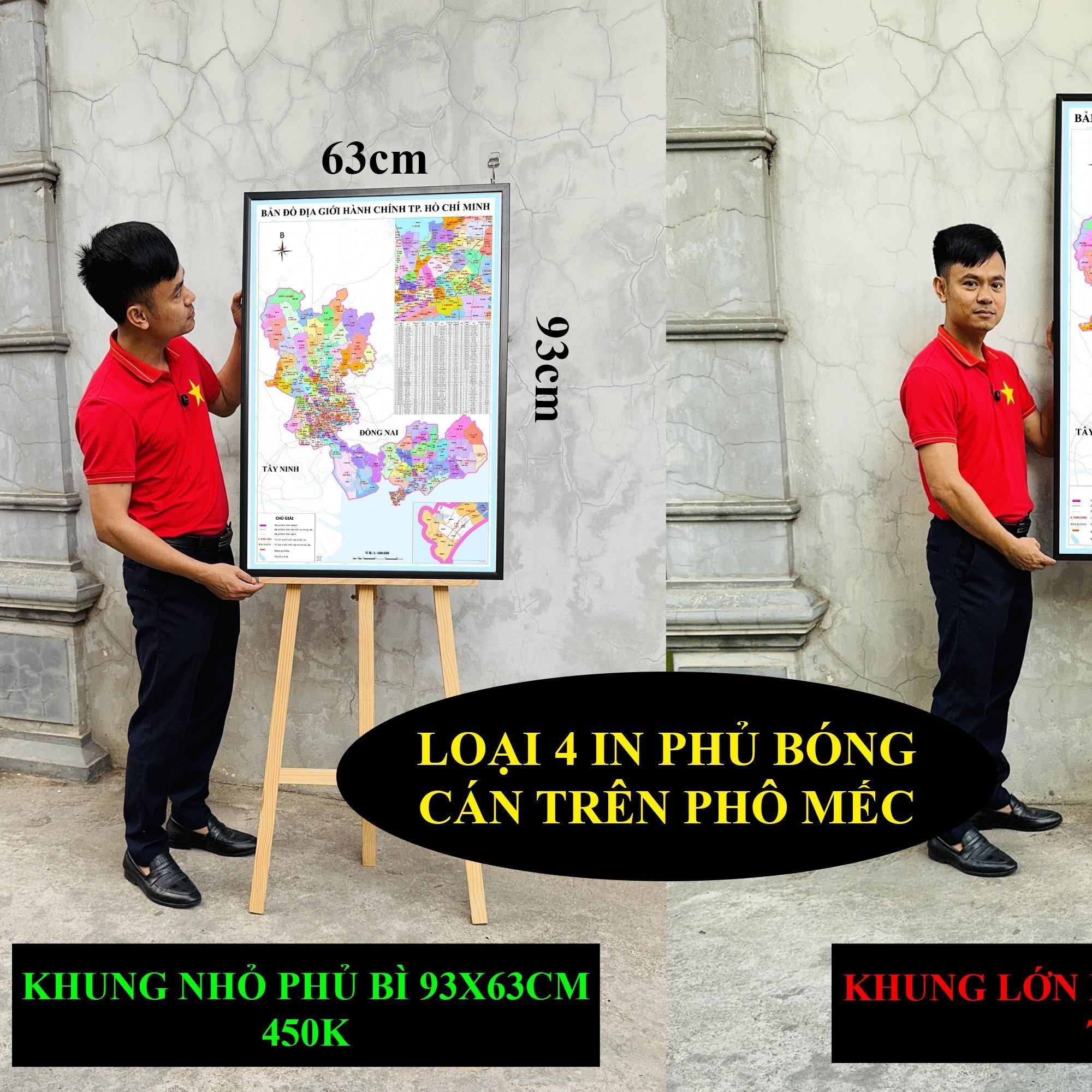 Bản Đồ TP Hồ Chí Minh (Bà Rịa - Vũng Tàu, Bình Dương và TP HCM) cập nhật 2026