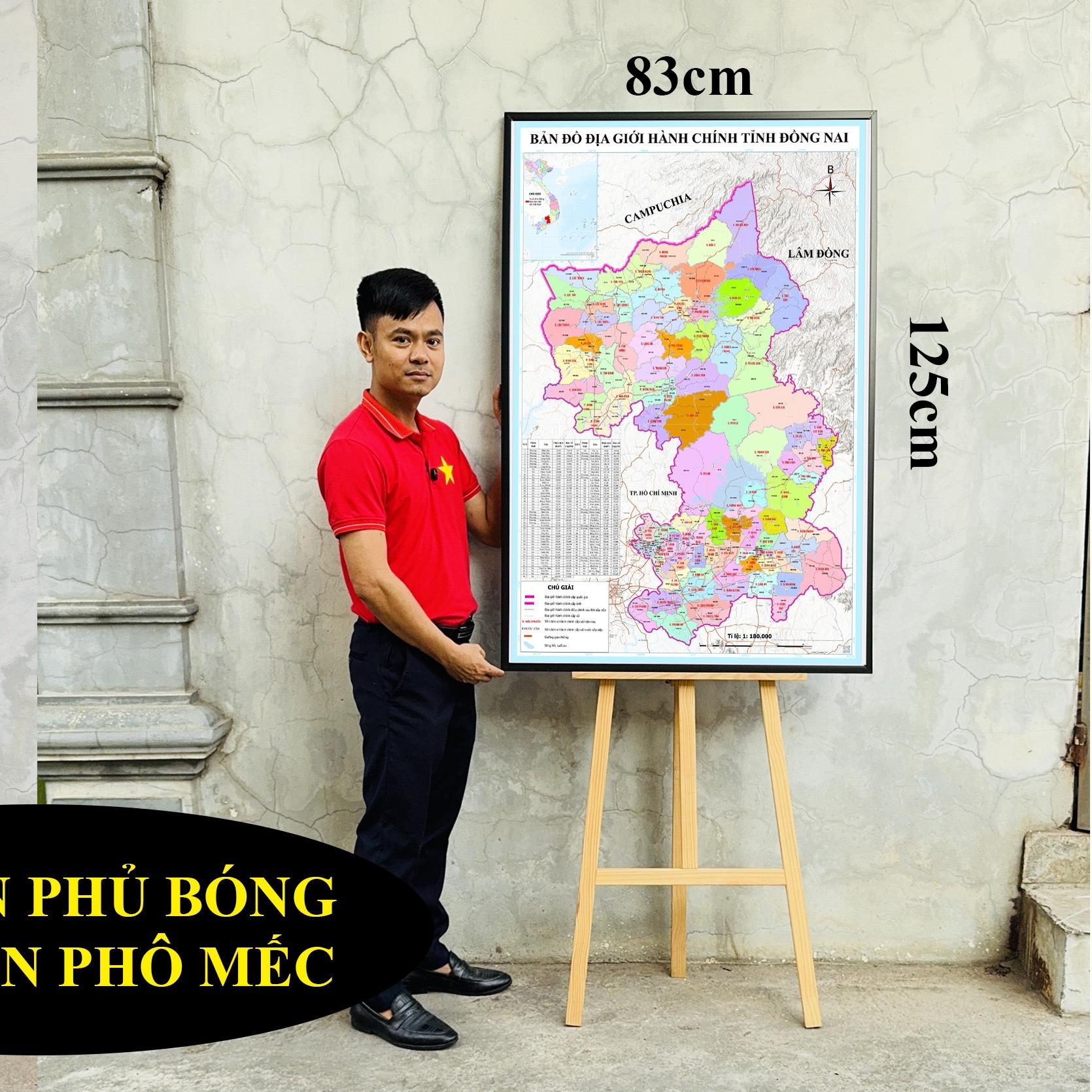 Bản Đồ Đồng Nai (Bình Phước và Đồng Nai) cập nhật 2026 có cả tên xã phường mới và cũ chi tiết