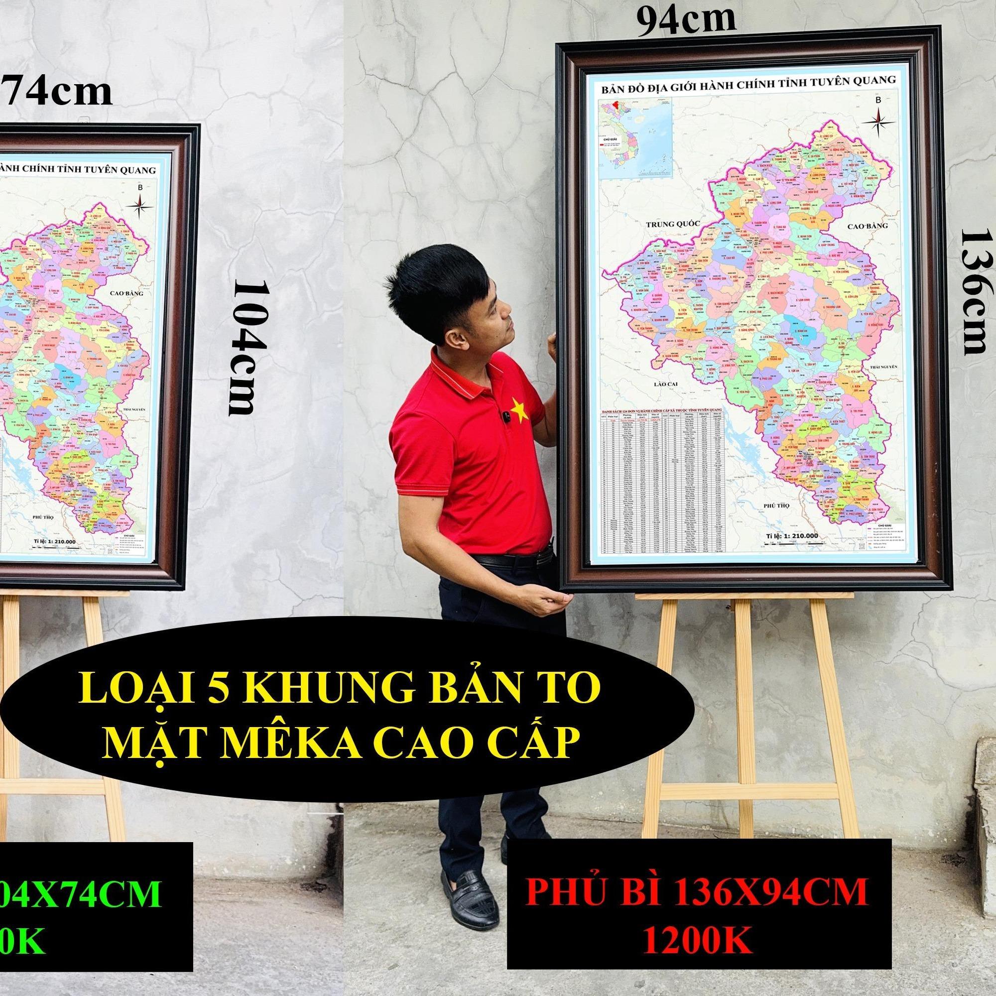Bản Đồ Tuyên Quang cập nhật 2026 có cả tên xã phường mới và cũ chi tiết