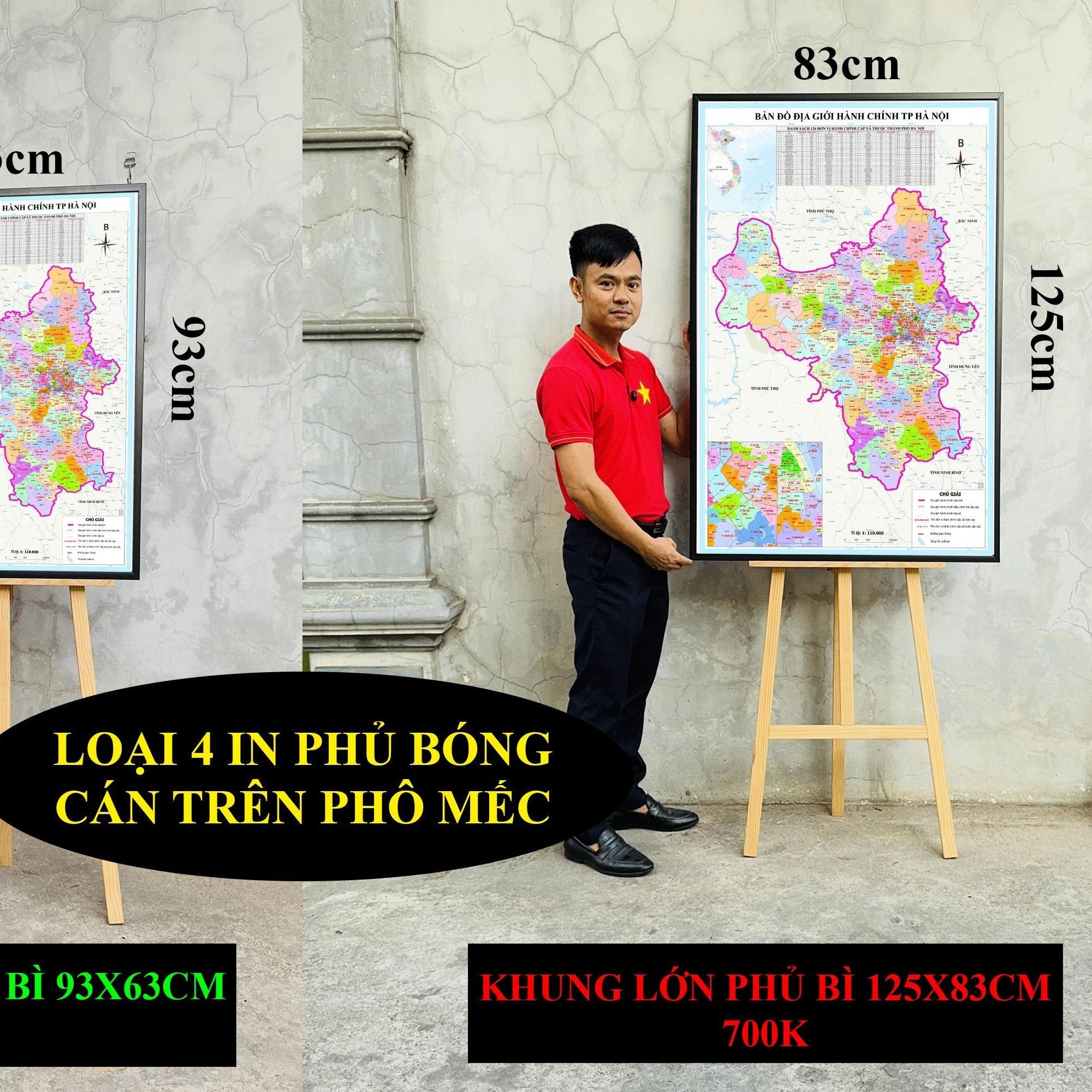Bản Đồ TP Hà Nội cập nhật 2026 có cả tên xã phường mới và cũ chi tiết