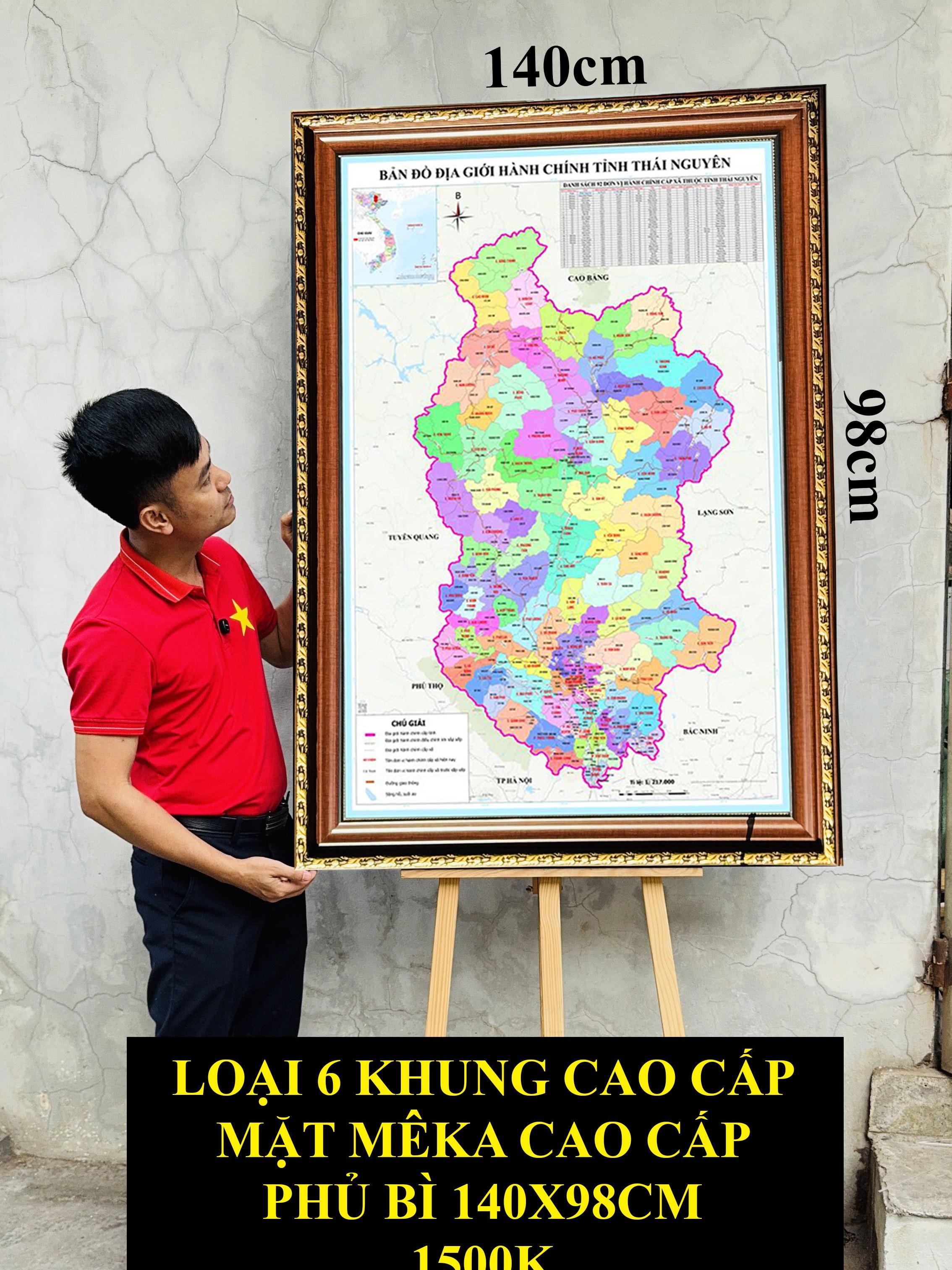 Bản Đồ Thái Nguyên (Thái Nguyên và Bắc Cạn) cập nhật 2026