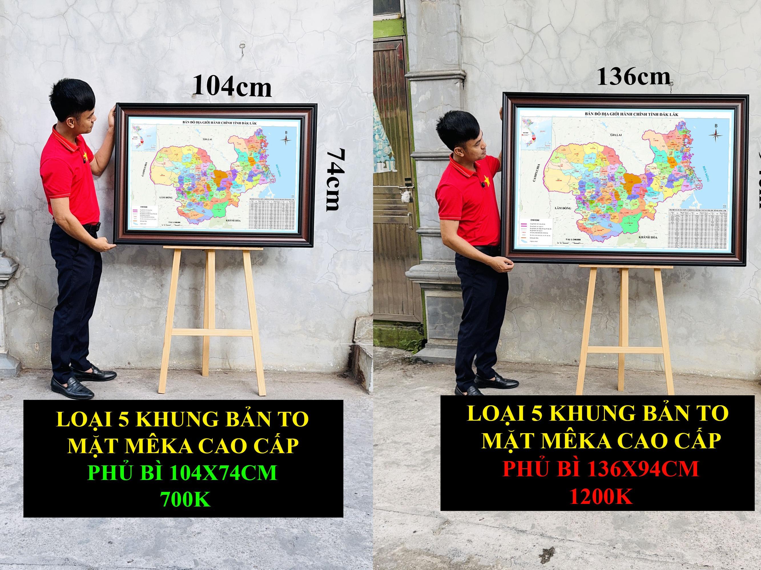 Bản Đồ Đắk Lắk (Phú Yên và Đắk Lắk) cập nhật 2026