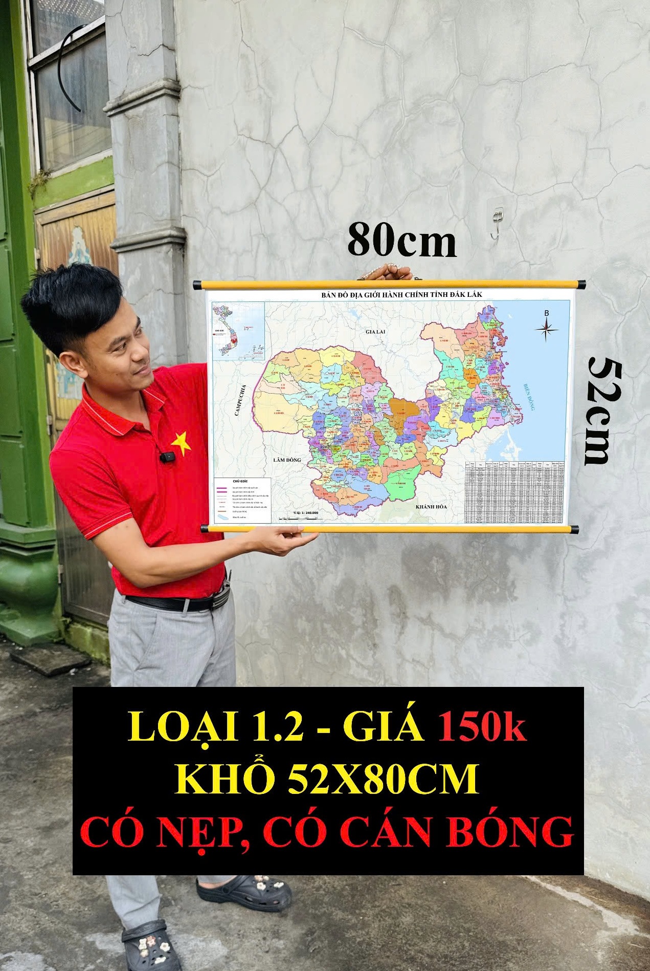 Bản Đồ Đắk Lắk (Phú Yên và Đắk Lắk) cập nhật 2026