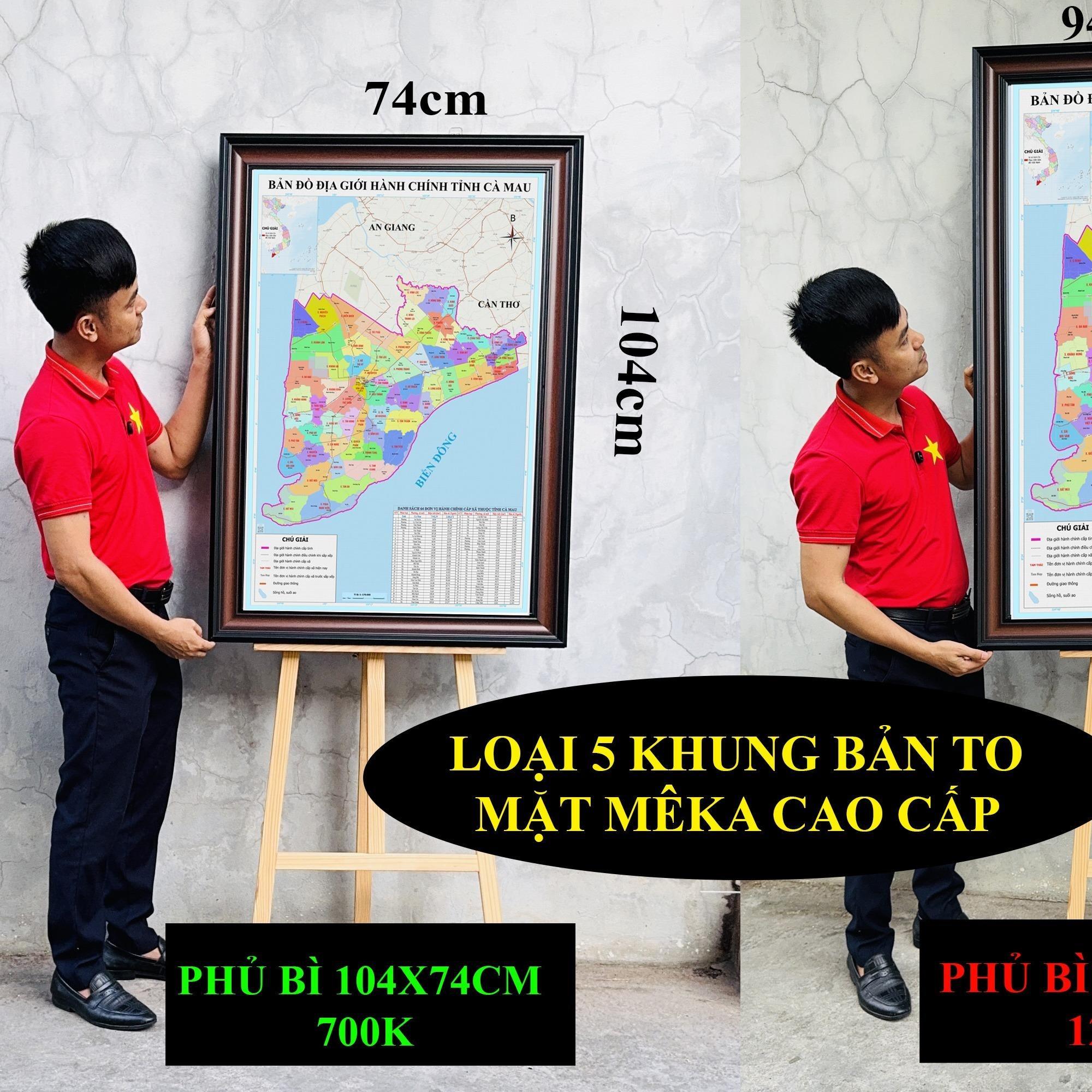 Bản Đồ Cà Mau (Bạc Liêu và Cà Mau) cập nhật 2026 có cả tên xã phường mới và cũ chi tiết