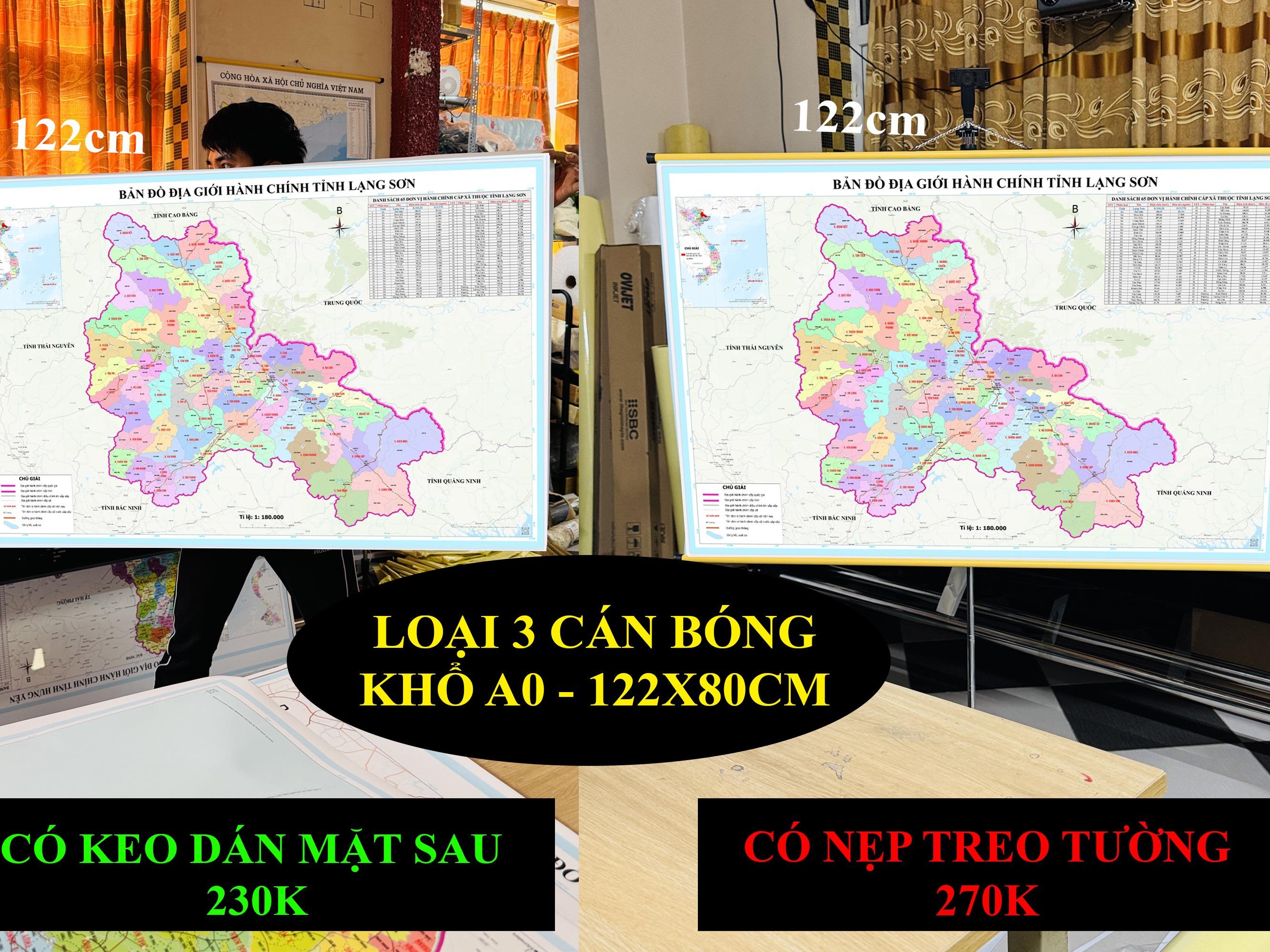 Bản Đồ Lạng Sơn cập nhật 2026 có cả tên xã phường mới và cũ chi tiết