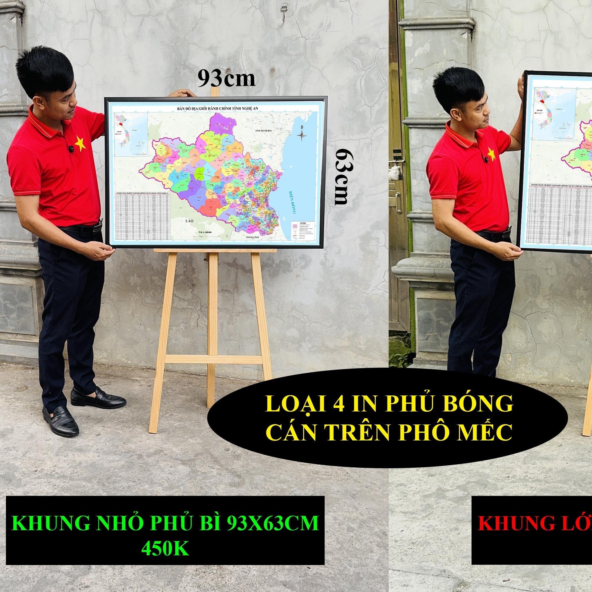 Bản Đồ Nghệ An cập nhật 2026 có cả tên xã phường mới và cũ chi tiết