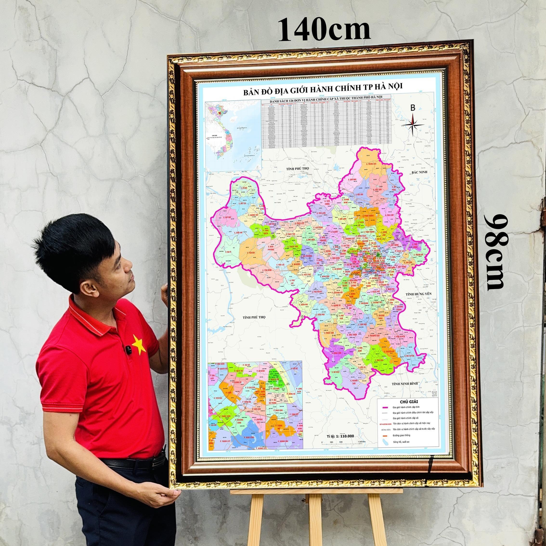 Bản Đồ TP Hà Nội cập nhật 2026 có cả tên xã phường mới và cũ chi tiết