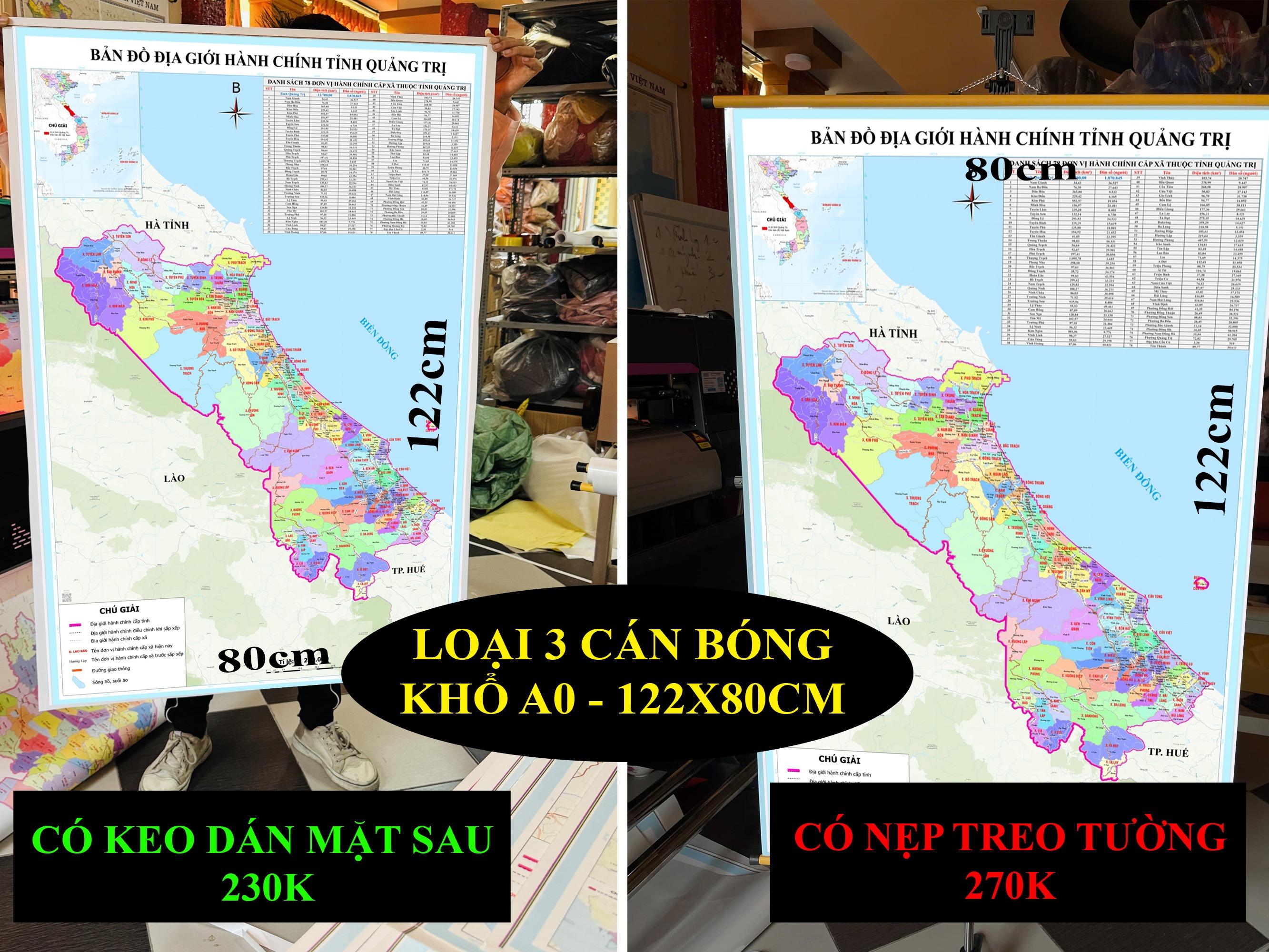 Bản Đồ Quảng Trị (Quảng Bình và Quảng Trị) cập nhật 2026