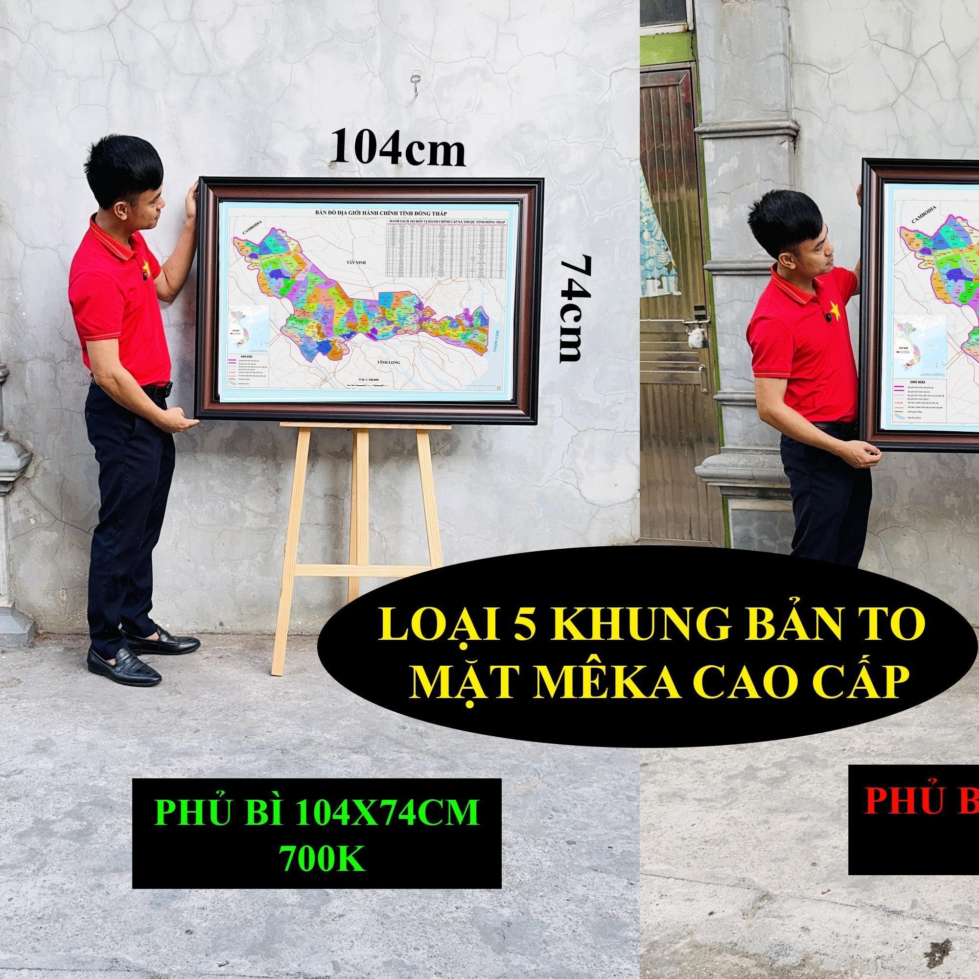 Bản Đồ Đồng Tháp (Tiền Giang và Đồng Tháp) cập nhật 2026 có cả tên xã phường mới và cũ chi tiết