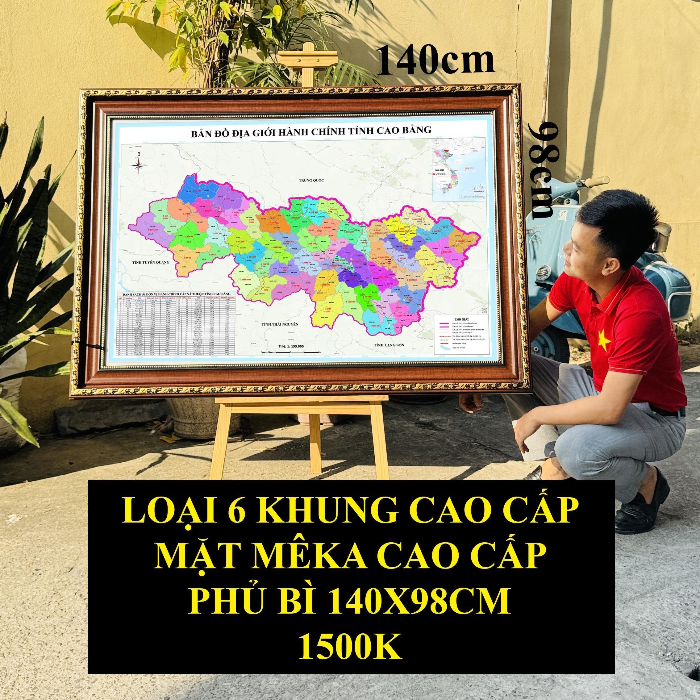Bản Đồ Cao Bằng cập nhật 2026 có cả tên xã phường mới và cũ chi tiết