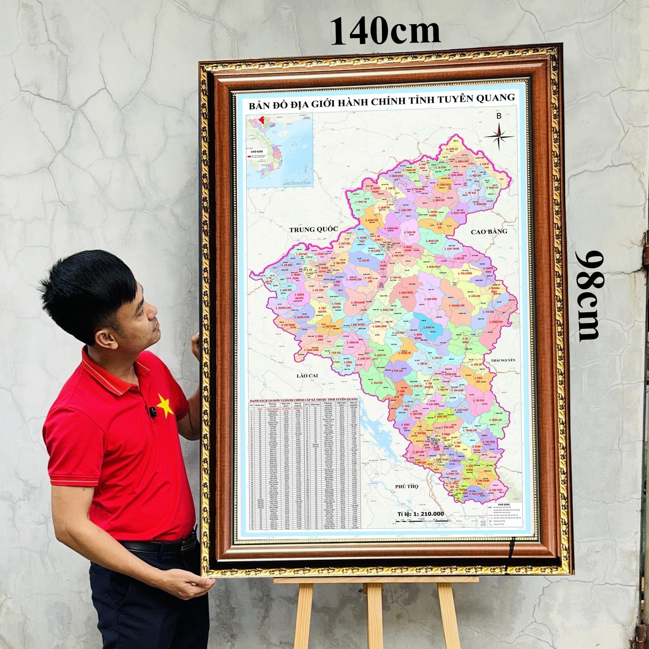 Bản Đồ Tuyên Quang cập nhật 2026 có cả tên xã phường mới và cũ chi tiết