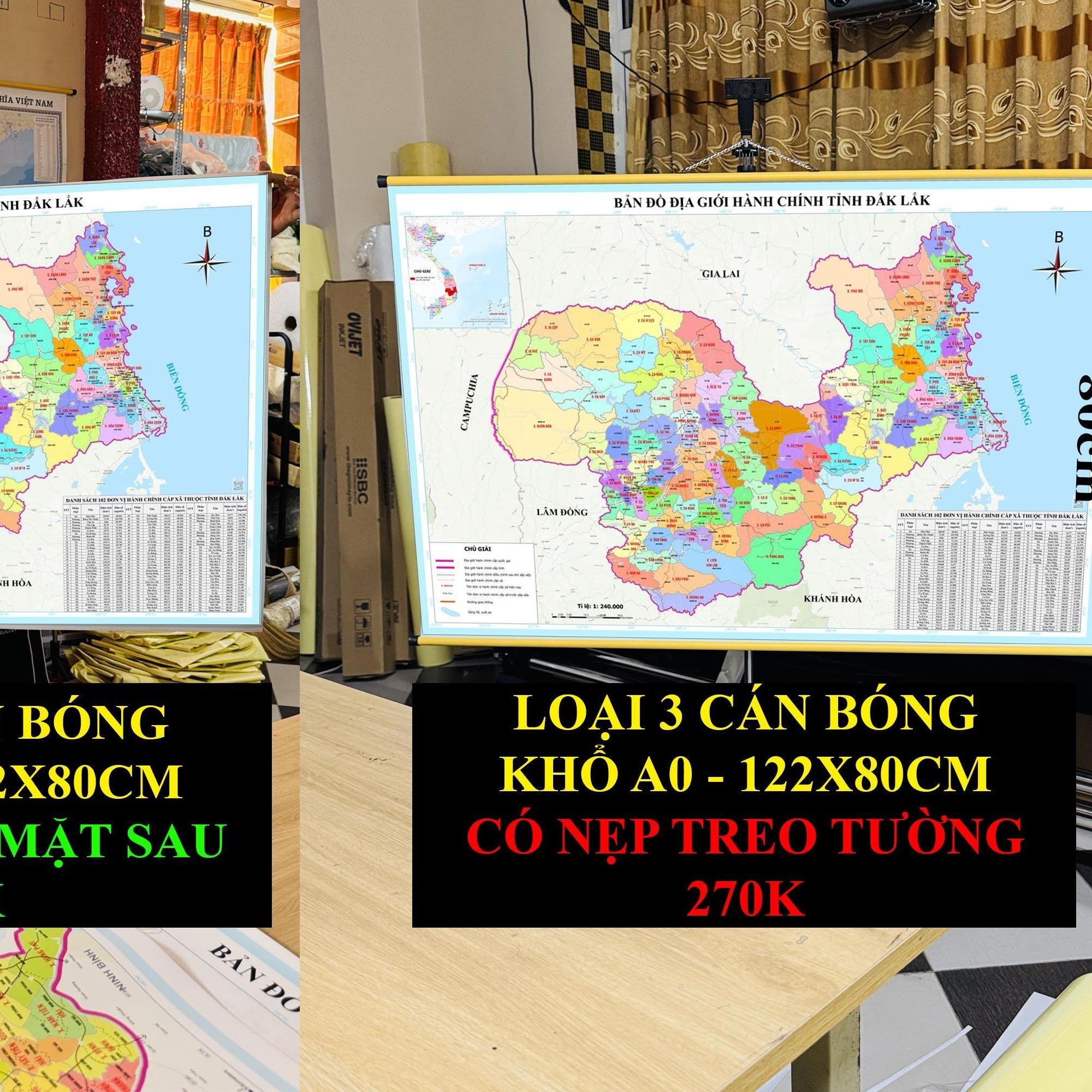 Bản Đồ Đắk Lắk (Phú Yên và Đắk Lắk) cập nhật 2026