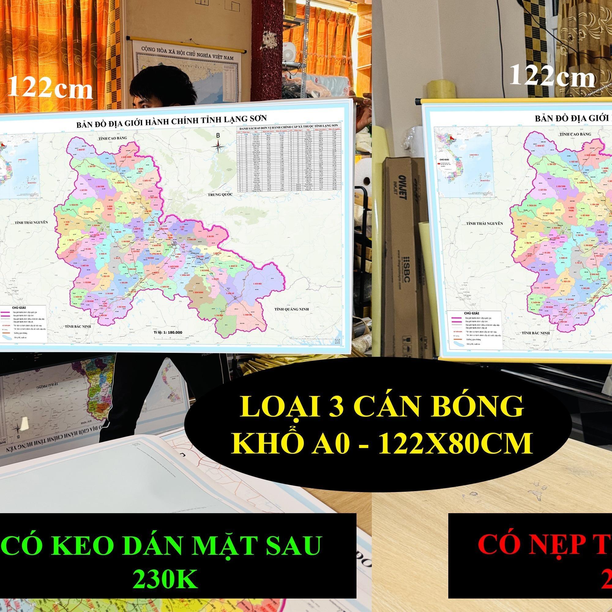 Bản Đồ Lạng Sơn cập nhật 2026 có cả tên xã phường mới và cũ chi tiết