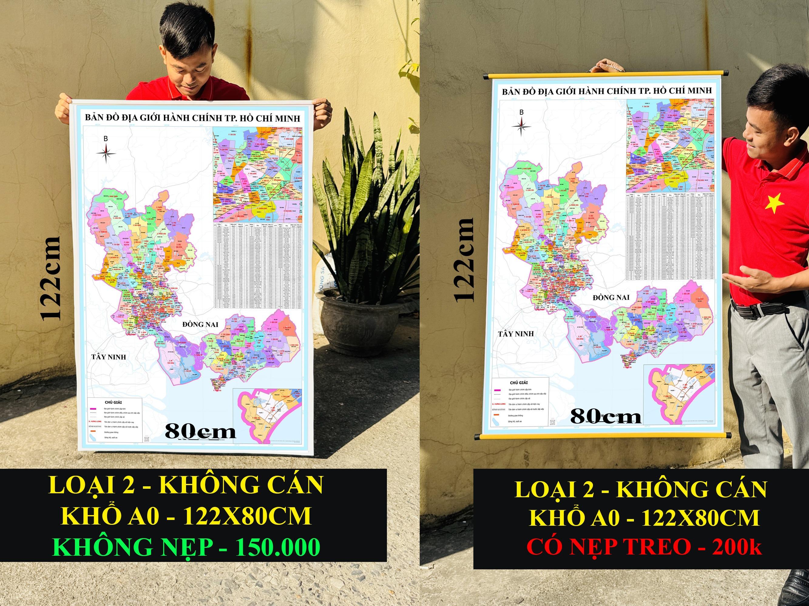 Bản Đồ TP Hồ Chí Minh (Bà Rịa - Vũng Tàu, Bình Dương và TP HCM) cập nhật 2026