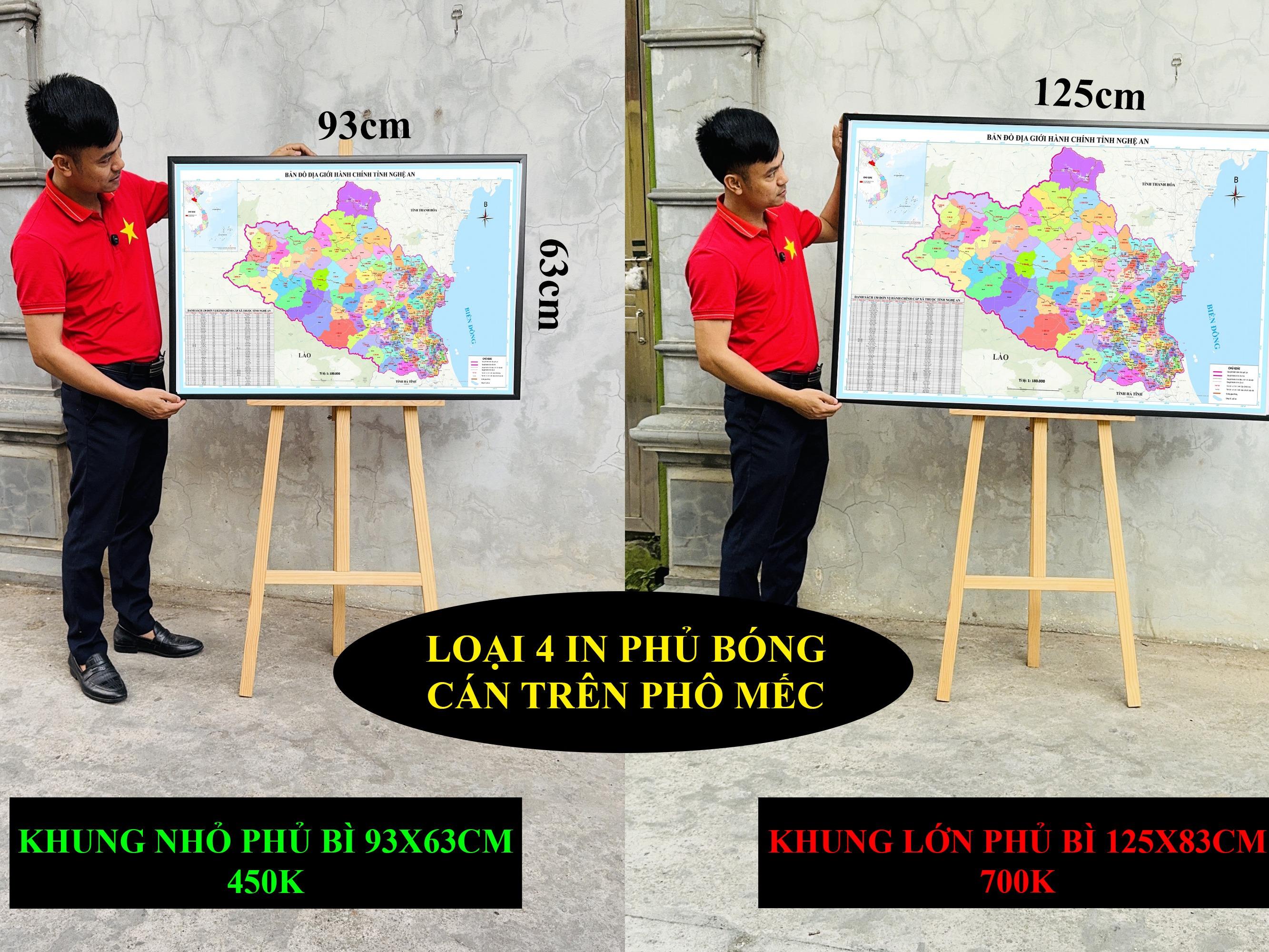 Bản Đồ Nghệ An cập nhật 2026 có cả tên xã phường mới và cũ chi tiết