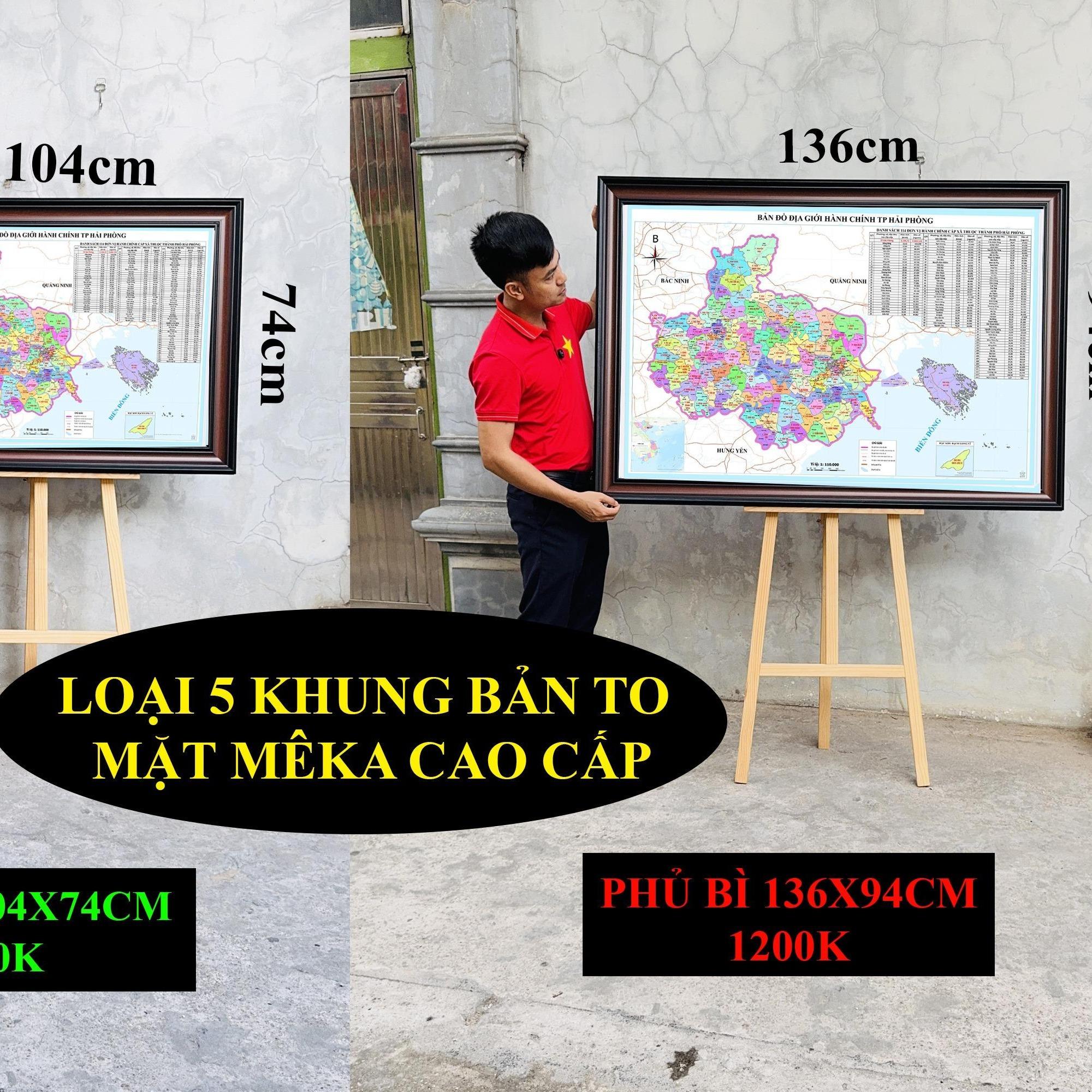 Bản Đồ TP Hải Phòng (TP Hải Phòng và Hải Dương) cập nhật 2026