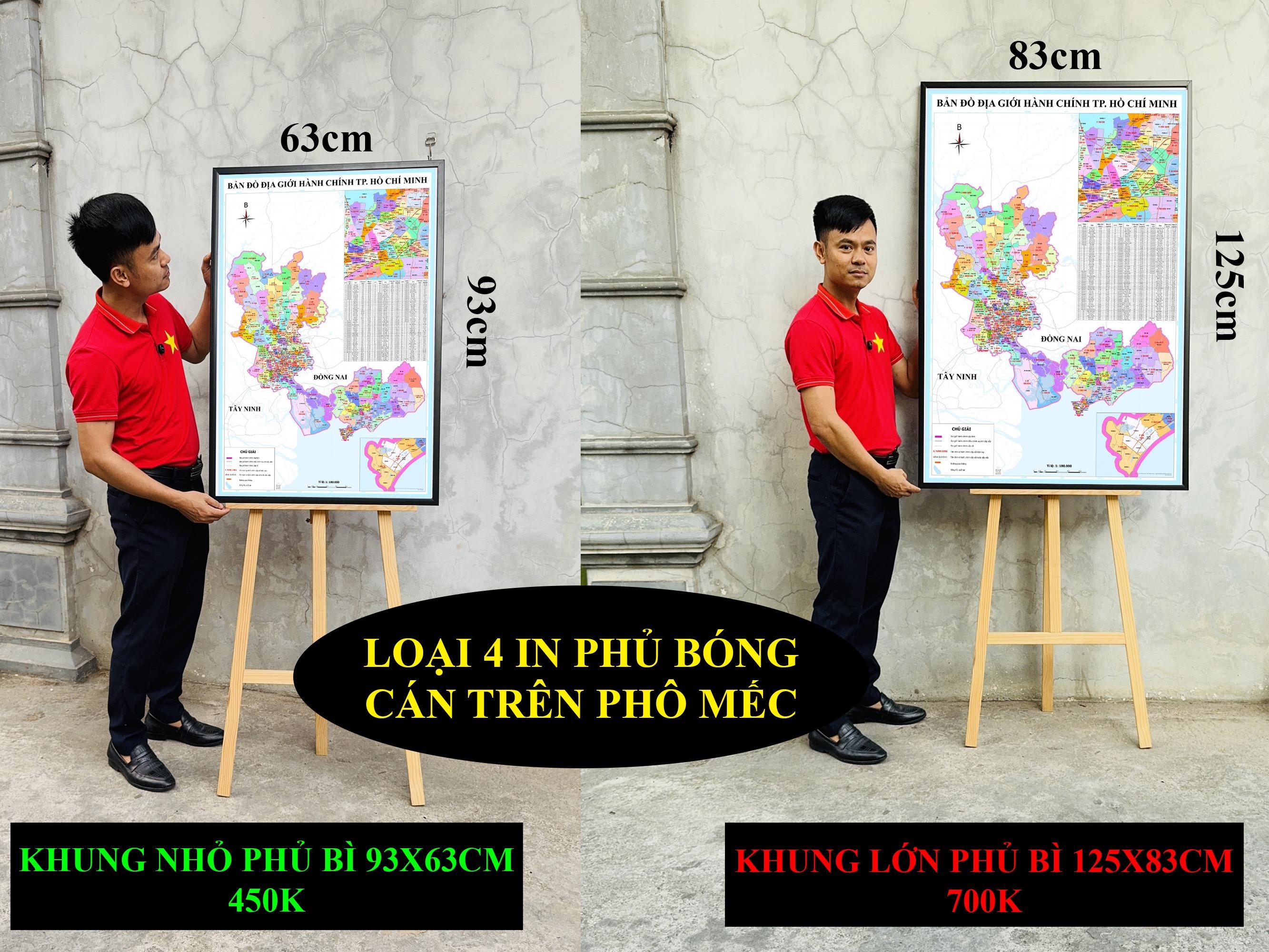 Bản Đồ TP Hồ Chí Minh (Bà Rịa - Vũng Tàu, Bình Dương và TP HCM) cập nhật 2026