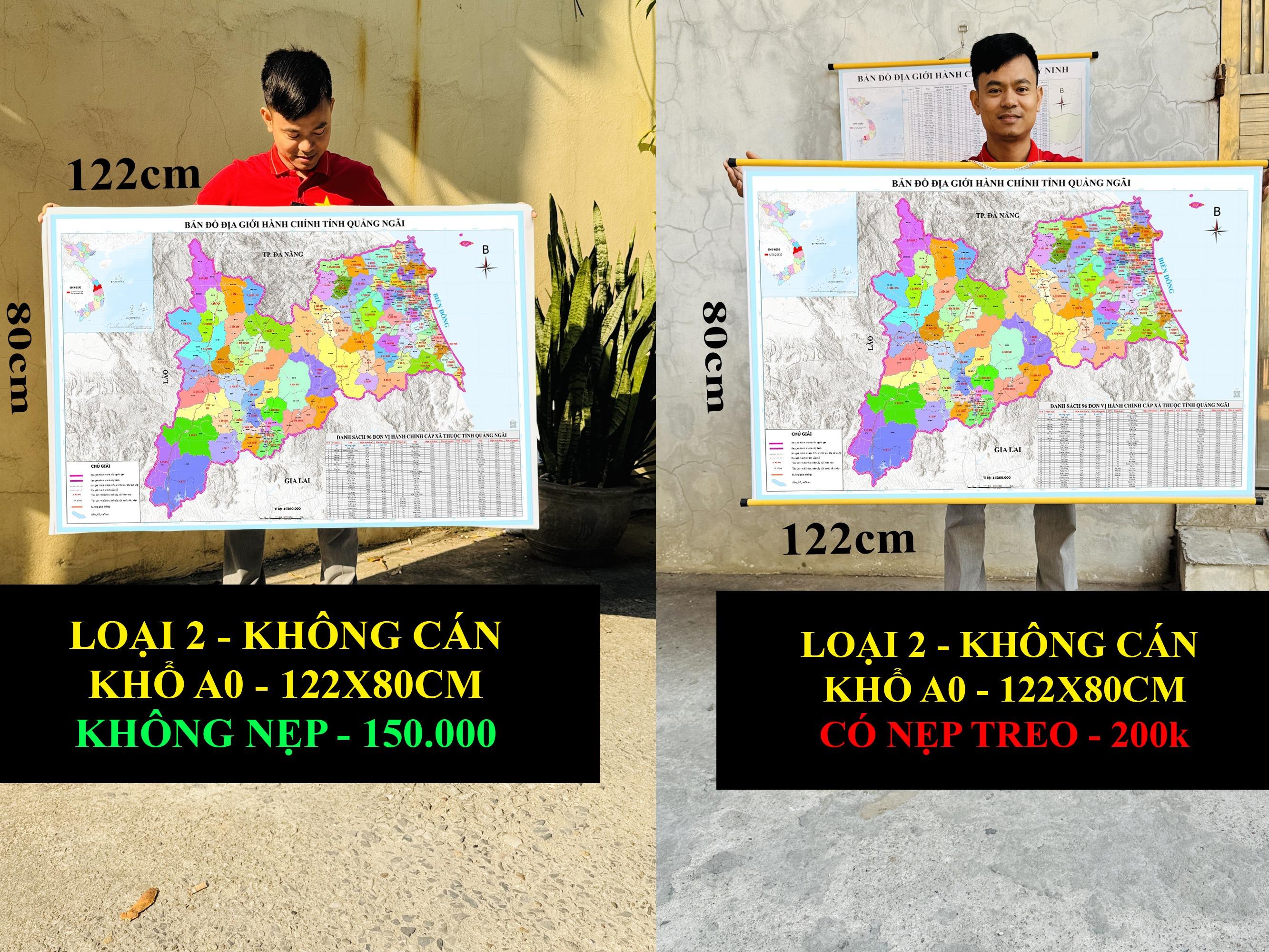 Bản Đồ Quảng Ngãi (Kon Tum và Quảng Ngãi) cập nhật 2026