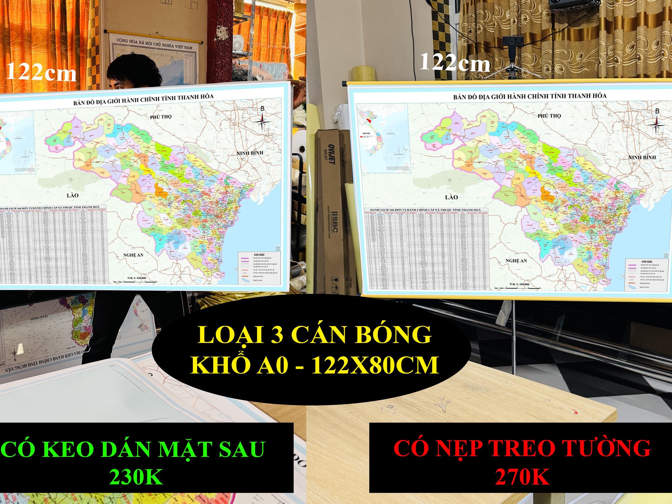 Bản Đồ Thanh Hóa cập nhật 2026 có cả tên xã phường mới và cũ chi tiết