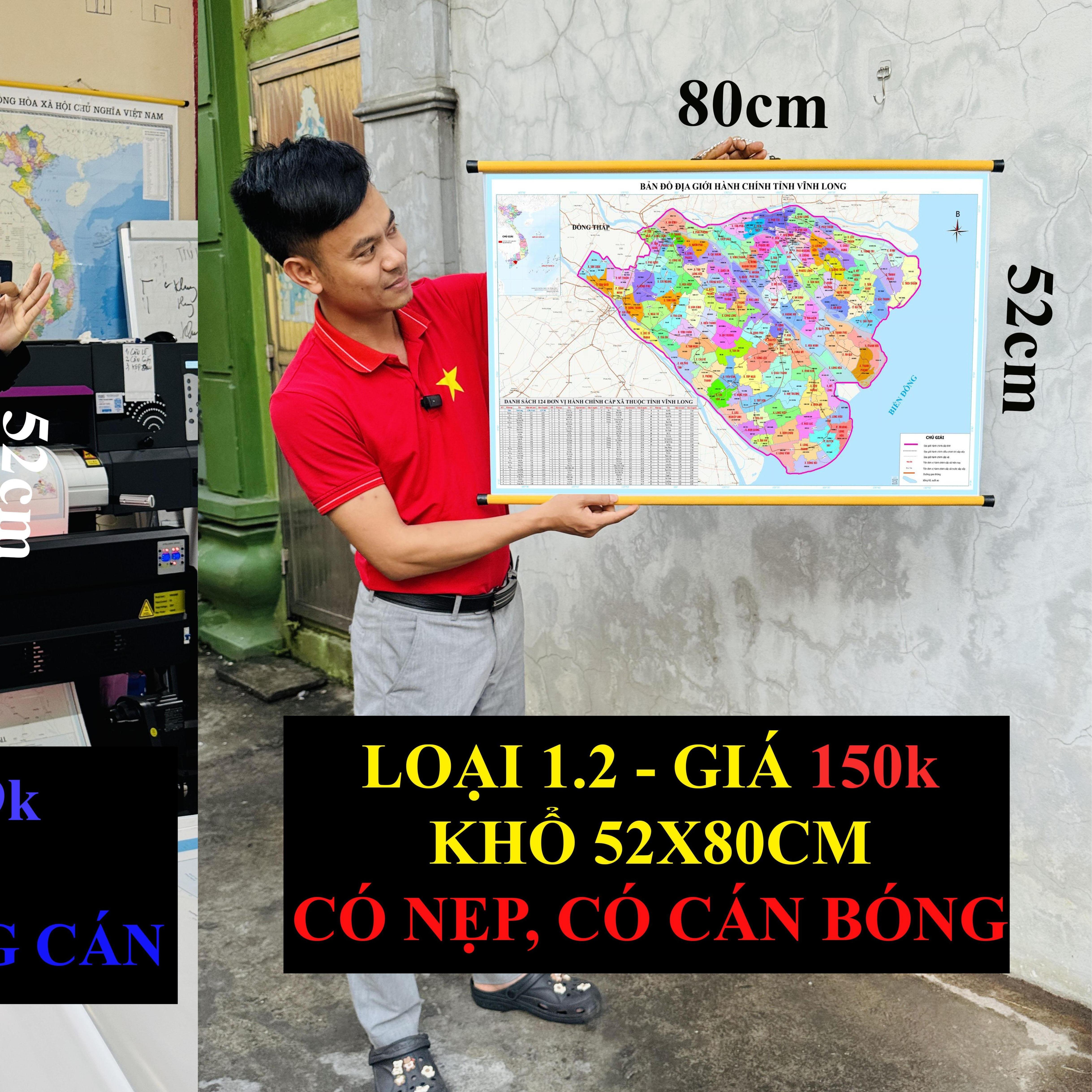 Bản Đồ Vĩnh Long (Bến Tre, Vĩnh Long và Trà Vinh) cập nhật 2026 có cả tên xã phường mới và cũ chi tiết