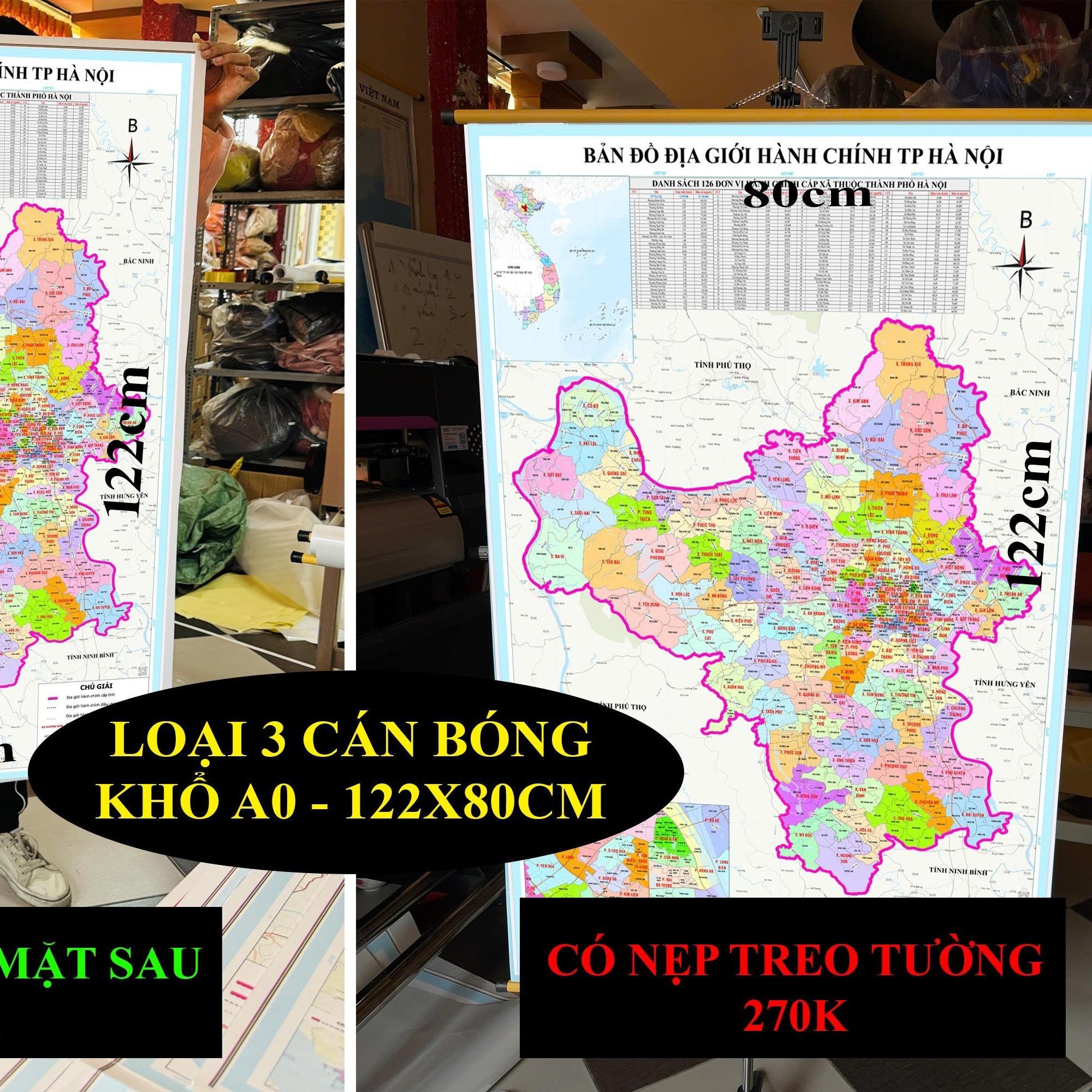 Bản Đồ TP Hà Nội cập nhật 2026 có cả tên xã phường mới và cũ chi tiết