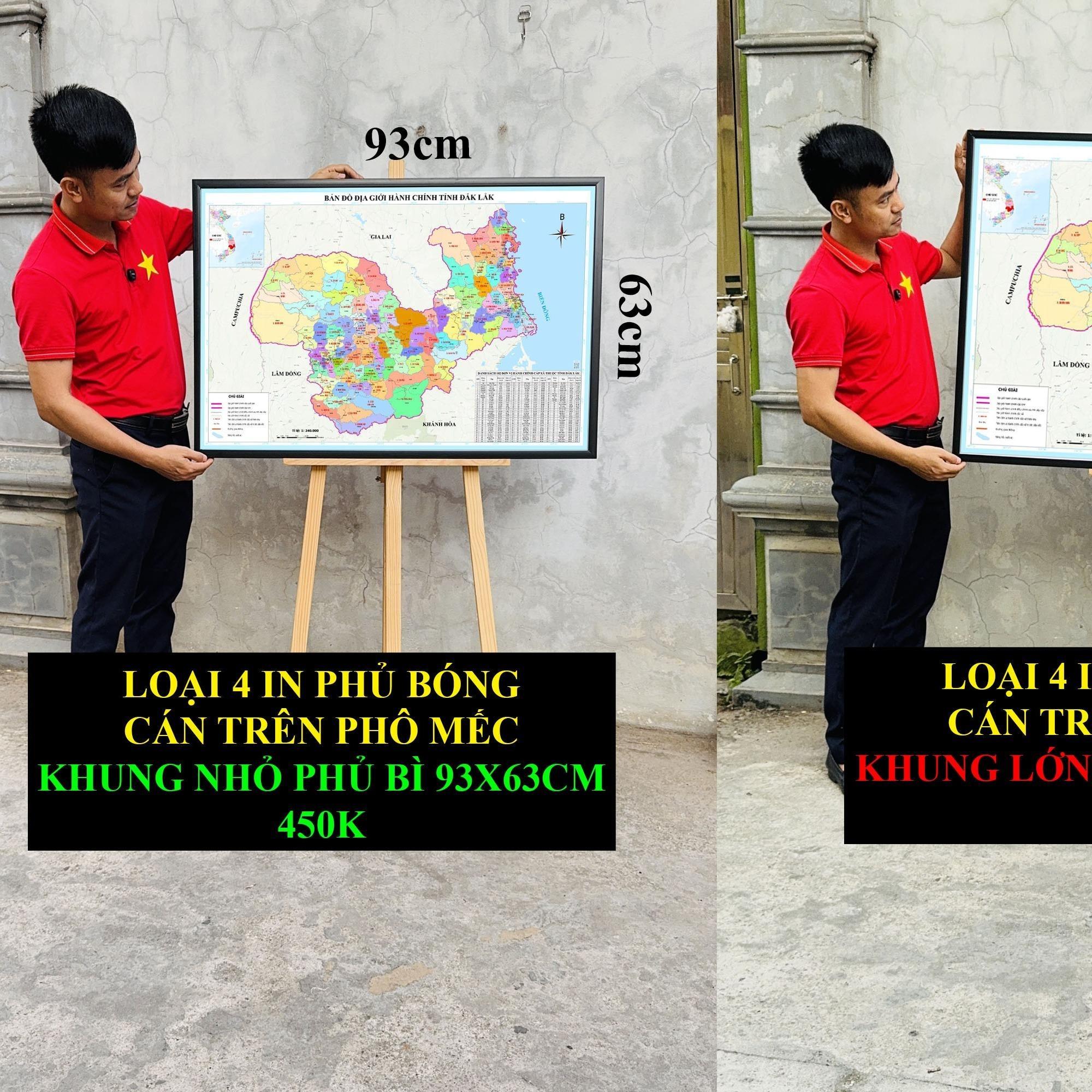 Bản Đồ Đắk Lắk (Phú Yên và Đắk Lắk) cập nhật 2026