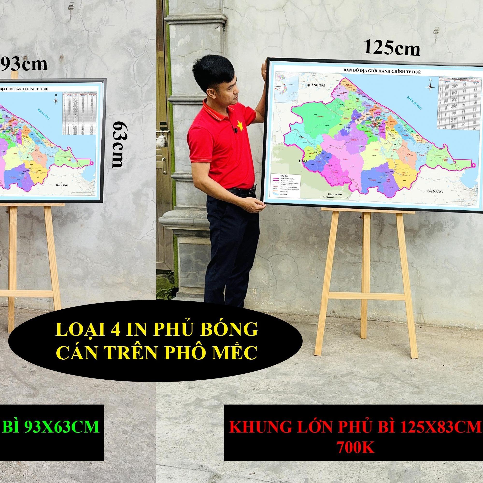 Bản Đồ TP Huế cập nhật 2026 có cả tên xã phường mới và cũ chi tiết