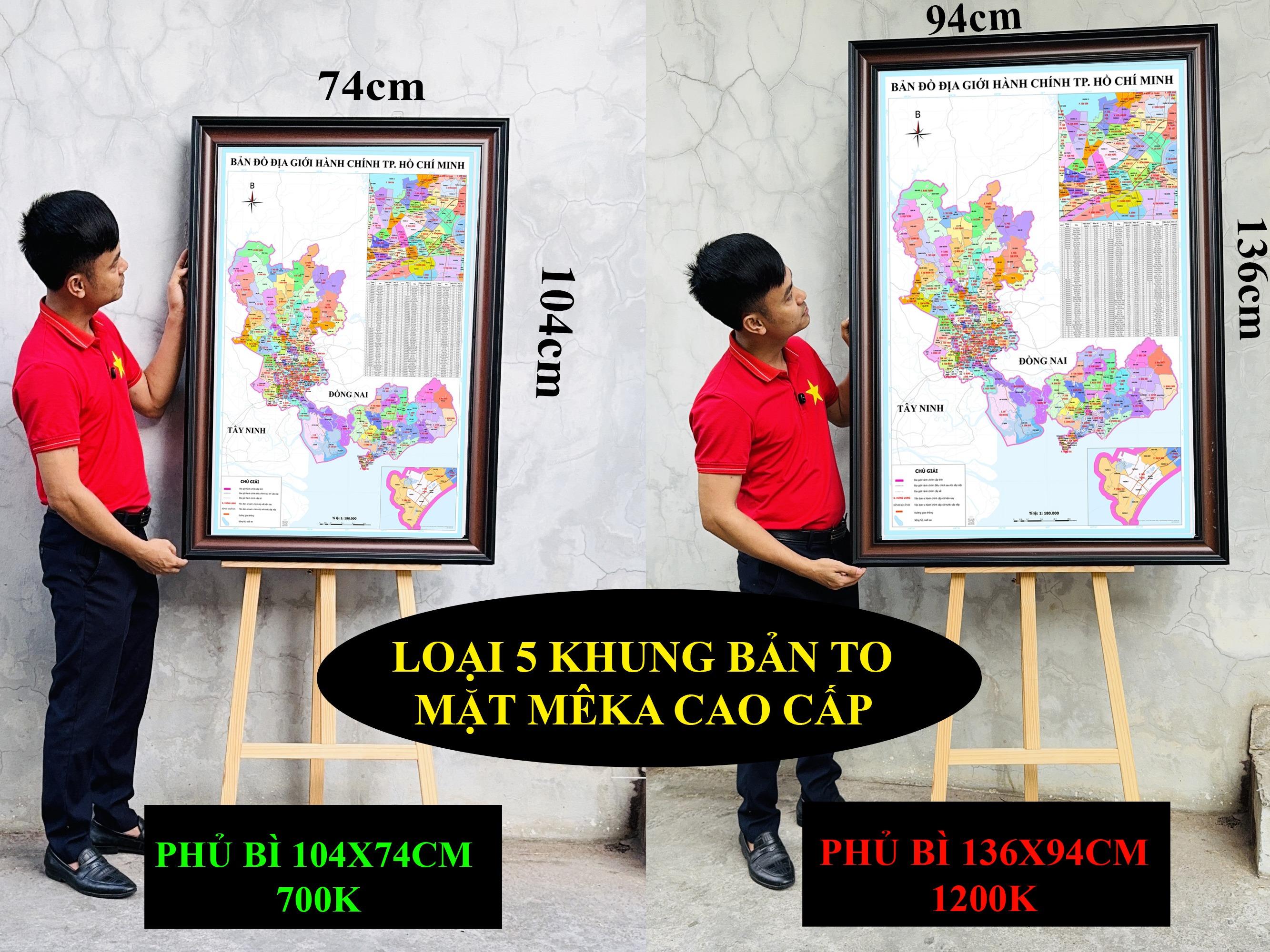 Bản Đồ TP Hồ Chí Minh (Bà Rịa - Vũng Tàu, Bình Dương và TP HCM) cập nhật 2026