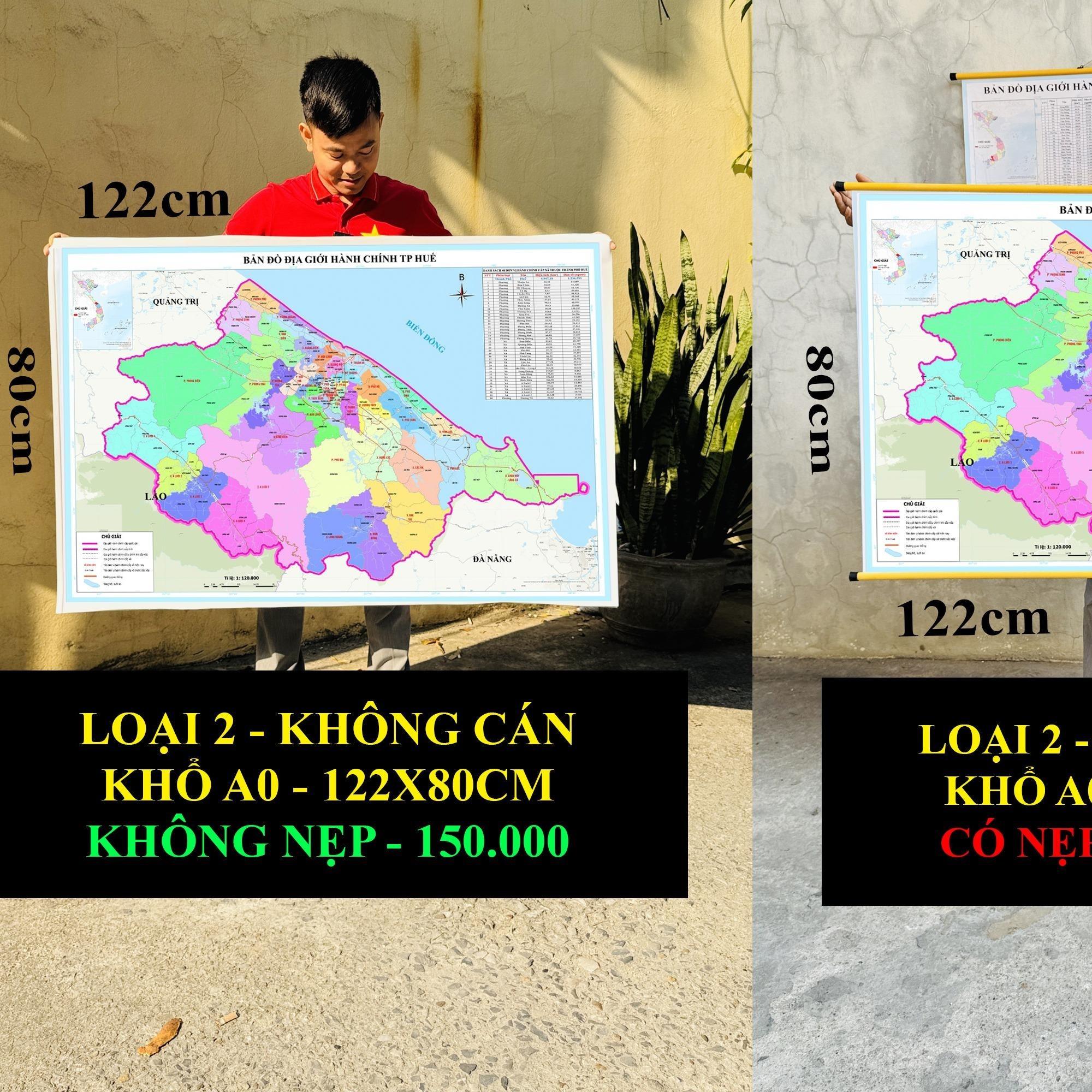 Bản Đồ TP Huế cập nhật 2026 có cả tên xã phường mới và cũ chi tiết