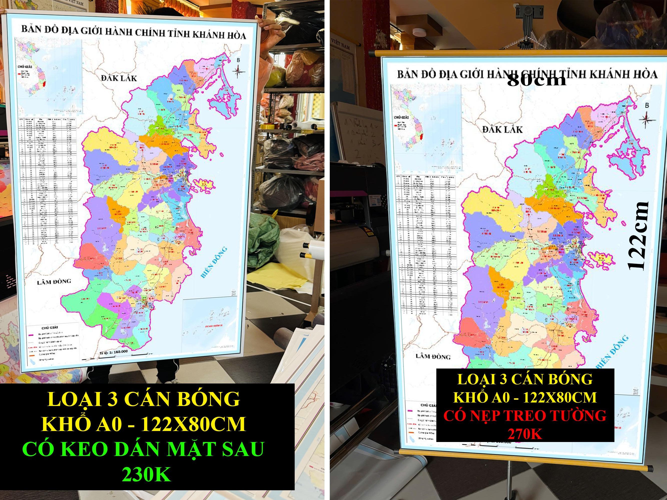 Bản Đồ Khánh Hòa (Ninh Thuận và Khánh Hòa) cập nhật 2026