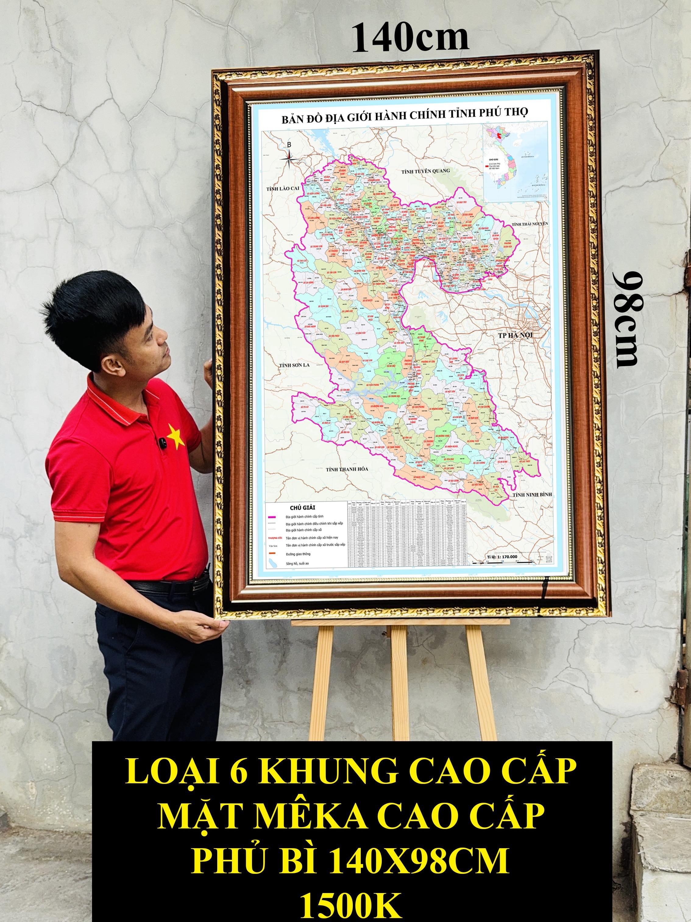Bản Đồ Phú Thọ (Hòa Bình, Vĩnh Phúc, Phú Thọ) cập nhật 2026