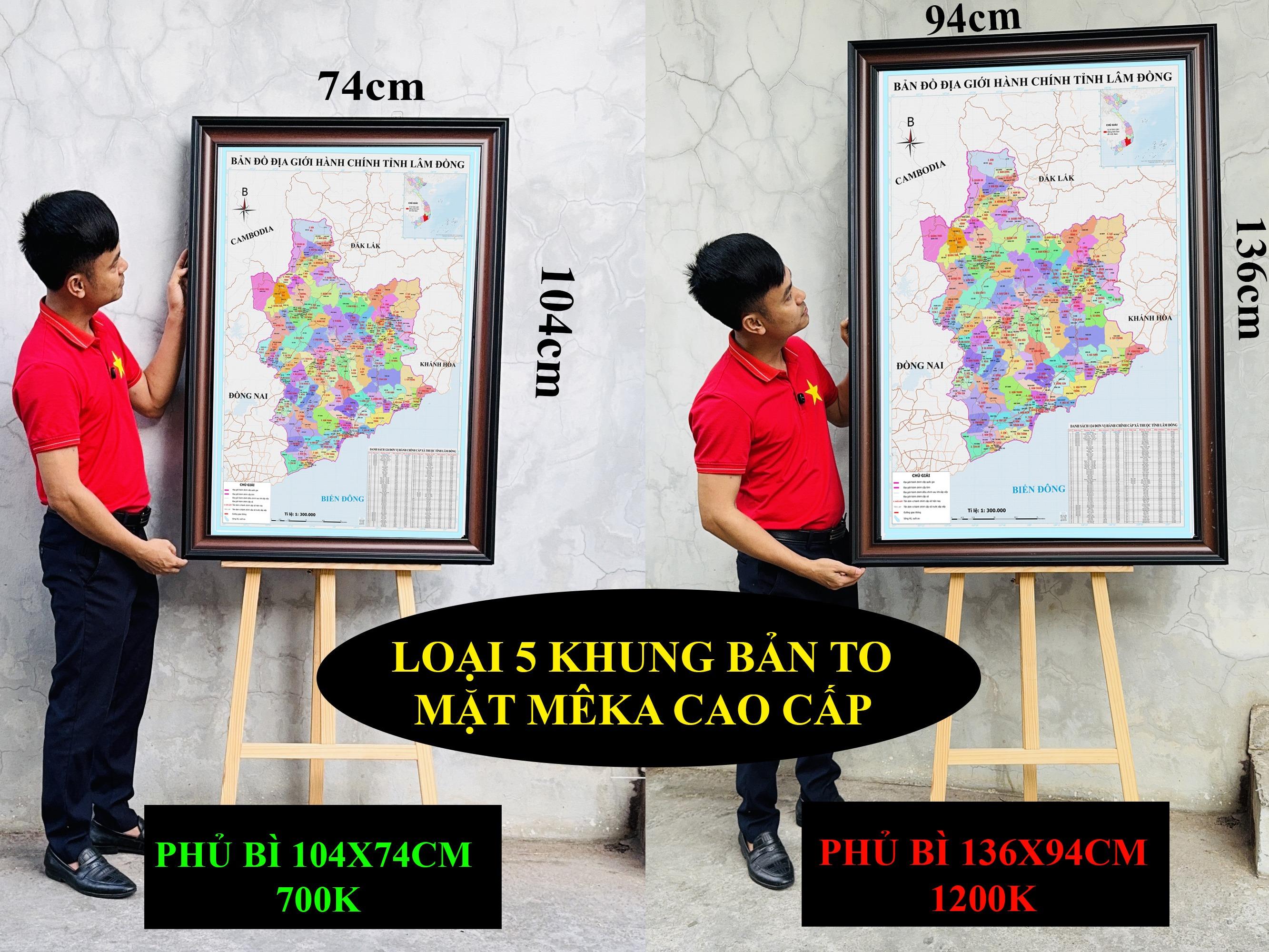 Bản Đồ Lâm Đồng (Đắk Nông, Bình Thuận và Lâm Đồng) cập nhật 2026