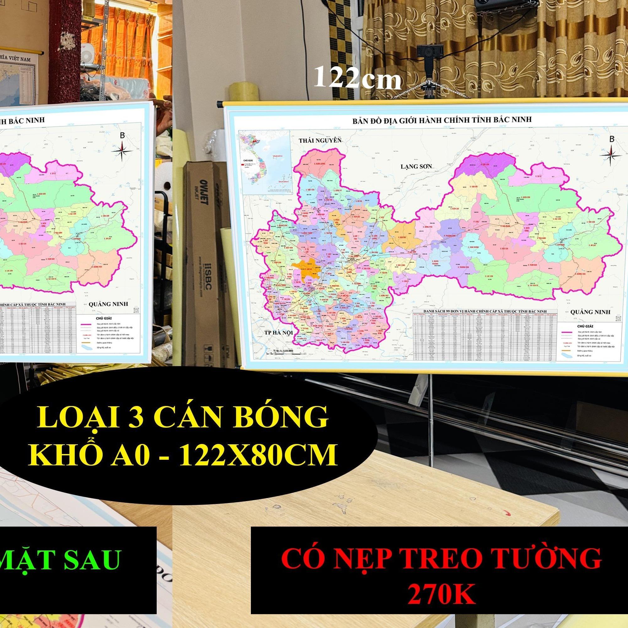 Bản Đồ Bắc Ninh (Bắc Ninh và Bắc Giang) cập nhật 2026