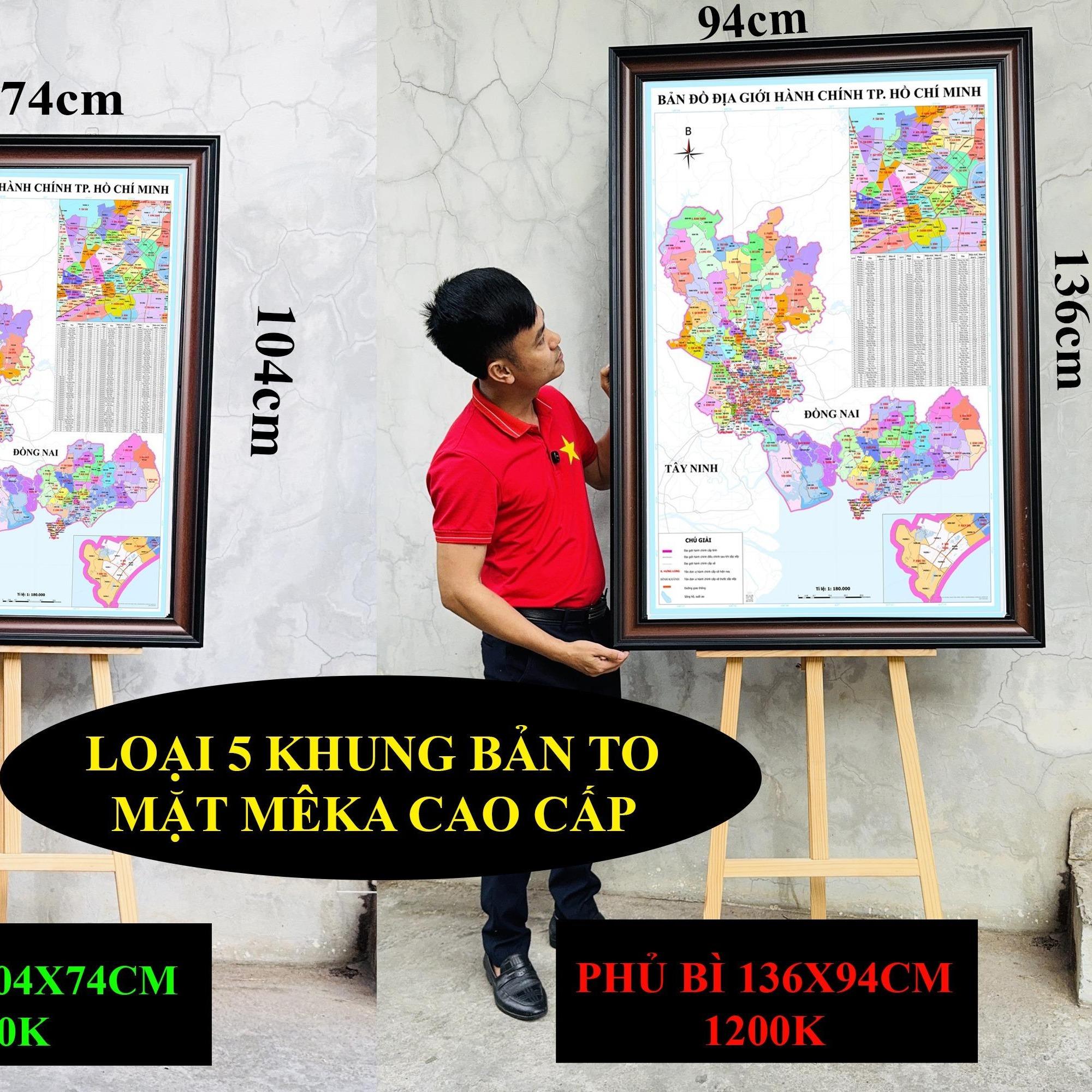 Bản Đồ TP Hồ Chí Minh (Bà Rịa - Vũng Tàu, Bình Dương và TP HCM) cập nhật 2026