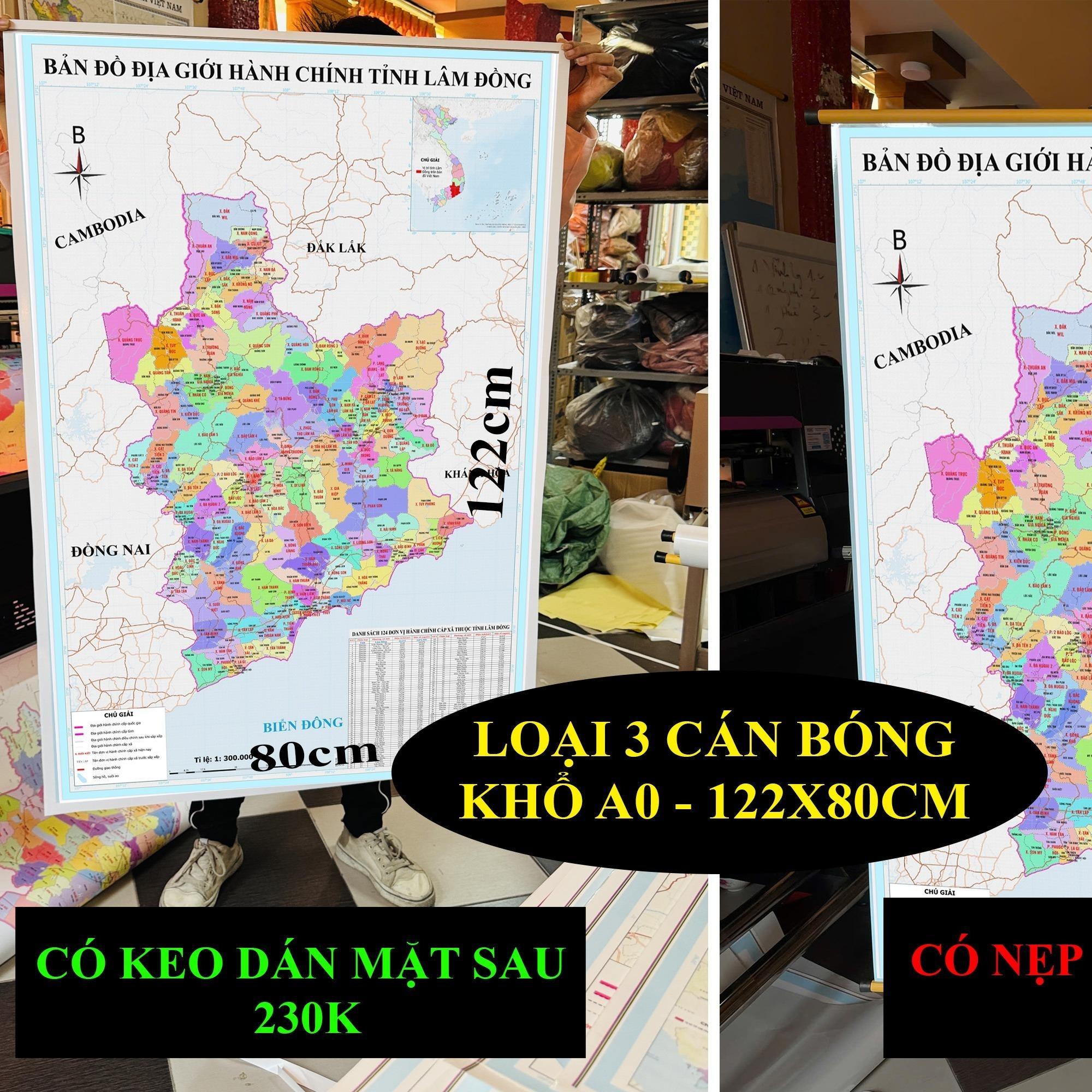 Bản Đồ Lâm Đồng (Đắk Nông, Bình Thuận và Lâm Đồng) cập nhật 2026