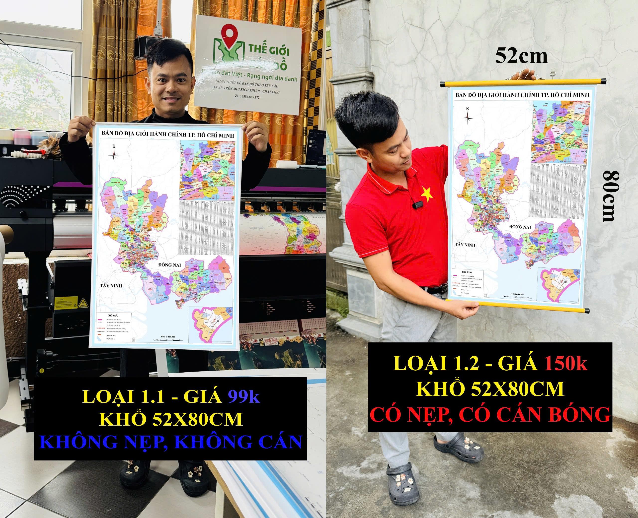 Bản Đồ TP Hồ Chí Minh (Bà Rịa - Vũng Tàu, Bình Dương và TP HCM) cập nhật 2026
