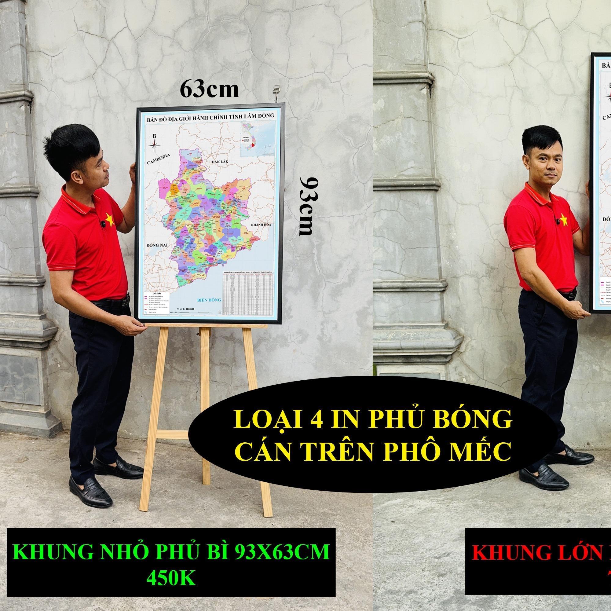 Bản Đồ Lâm Đồng (Đắk Nông, Bình Thuận và Lâm Đồng) cập nhật 2026