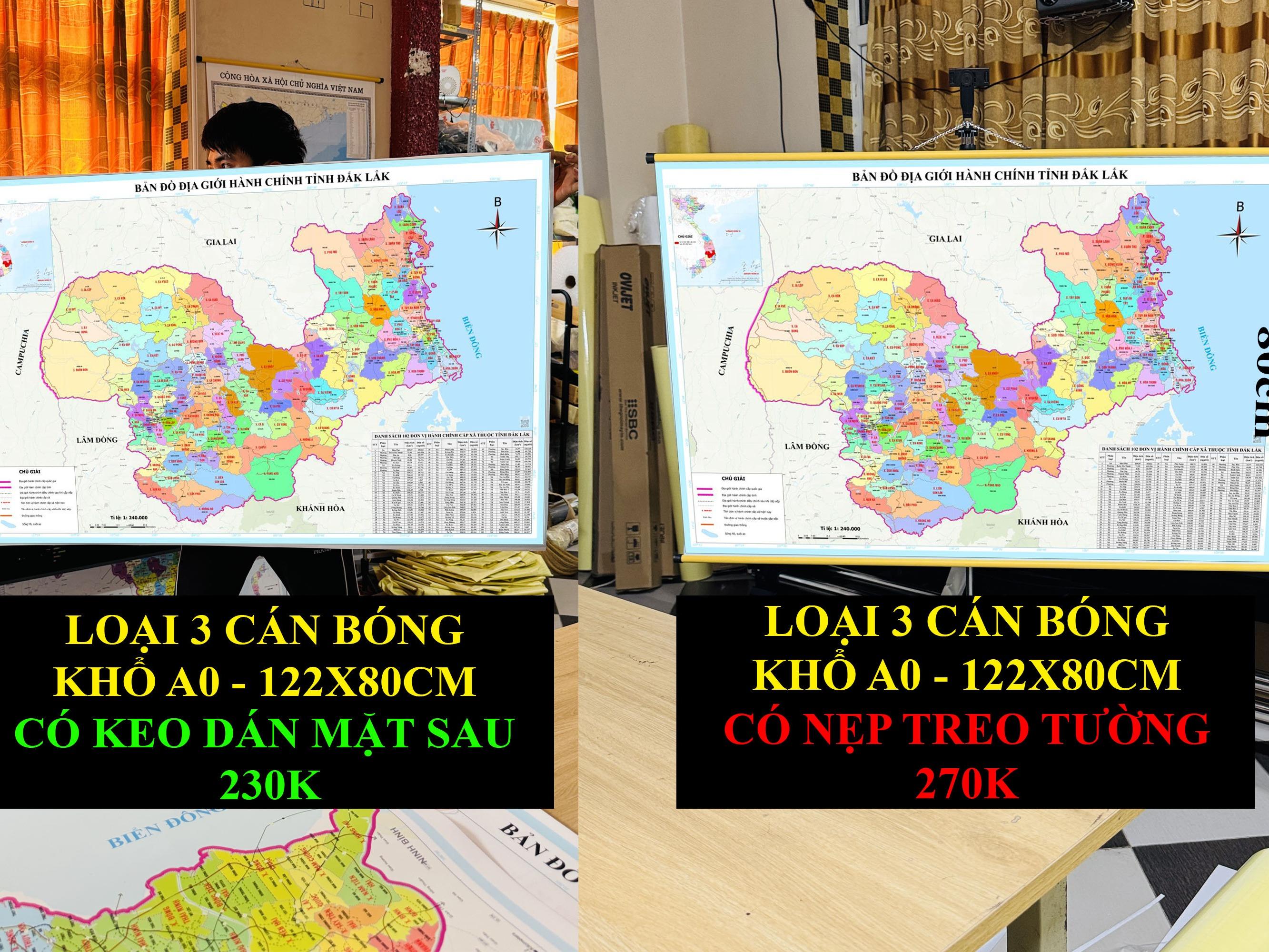 Bản Đồ Đắk Lắk (Phú Yên và Đắk Lắk) cập nhật 2026