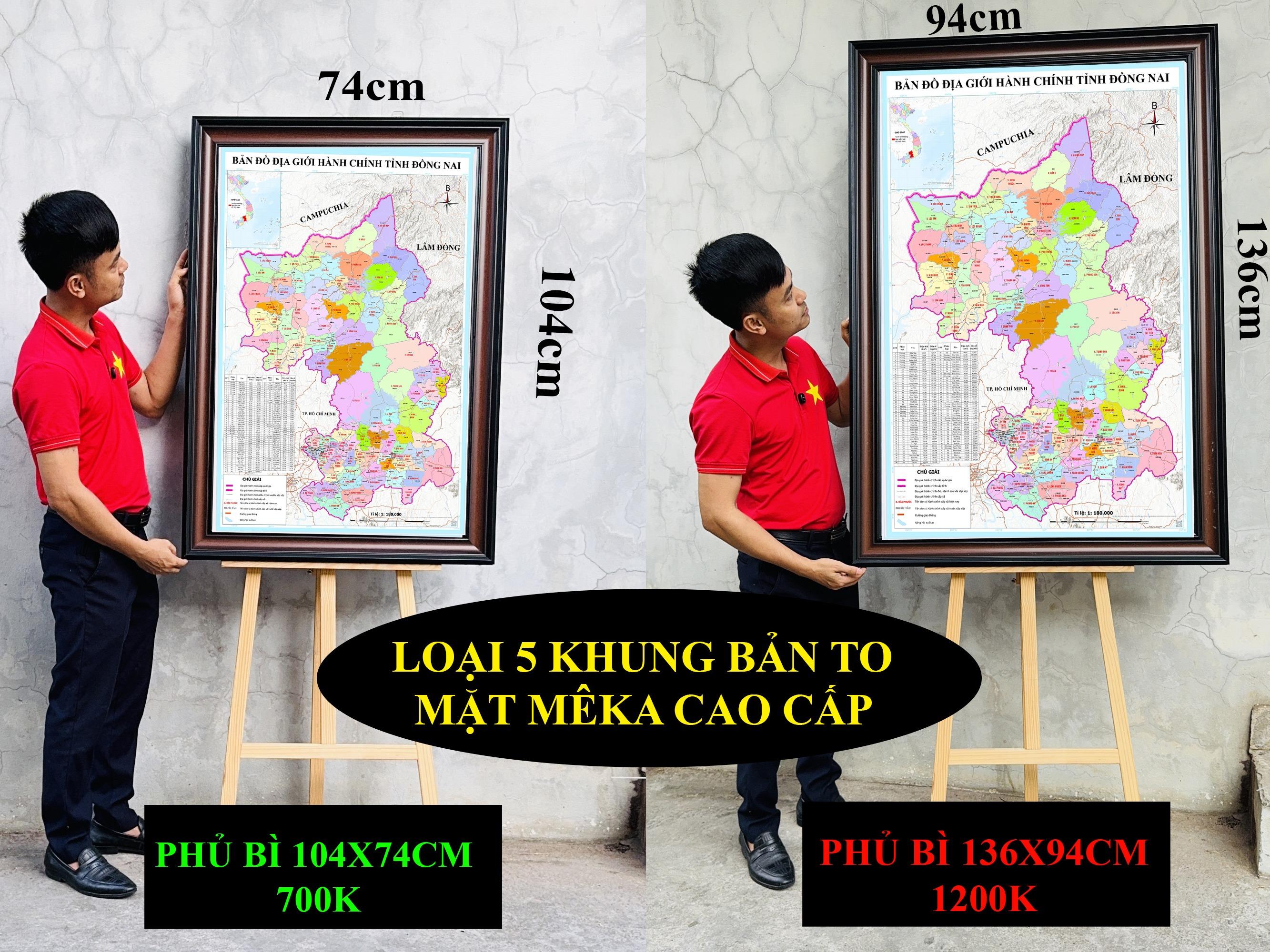 Bản Đồ Đồng Nai (Bình Phước và Đồng Nai) cập nhật 2026 có cả tên xã phường mới và cũ chi tiết