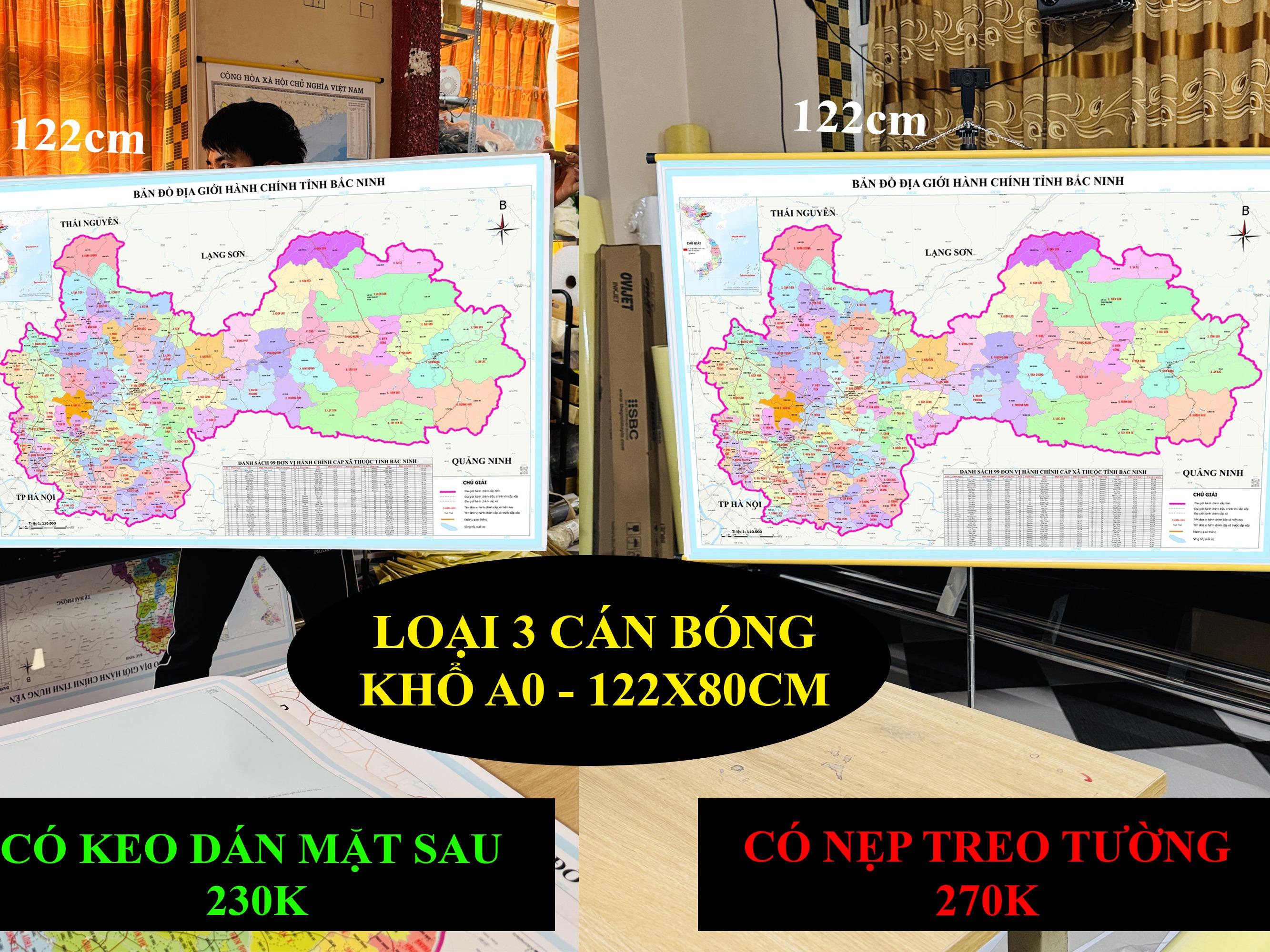 Bản Đồ Bắc Ninh (Bắc Ninh và Bắc Giang) cập nhật 2026